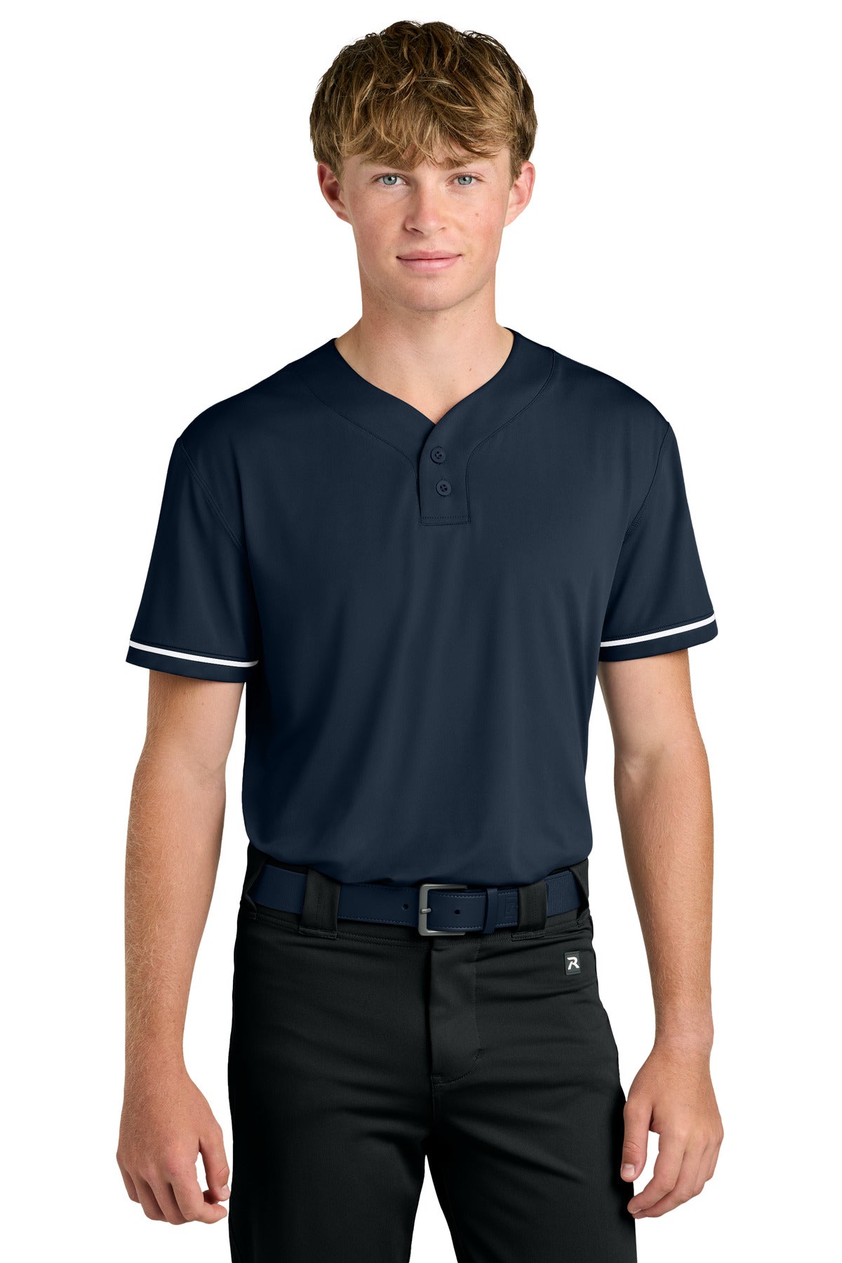 Navy Richardson Select 2-Button Baseball Jersey RA7910