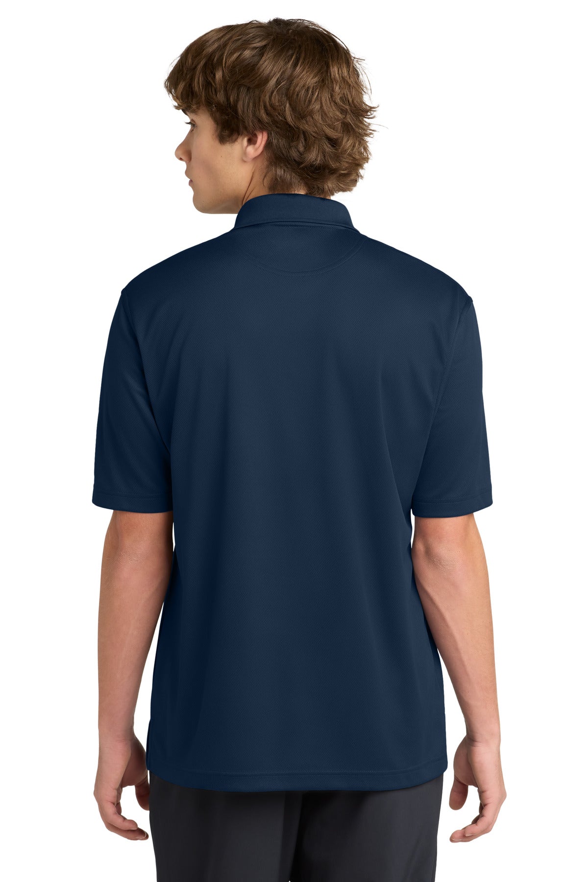 Navy Sport-Tek Dri-Mesh Polo. K469