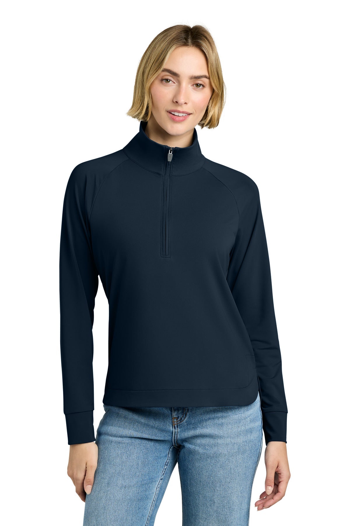 NavyBlazer Brooks Brothers Women's Luxe Performance 1/4-Zip BB18215