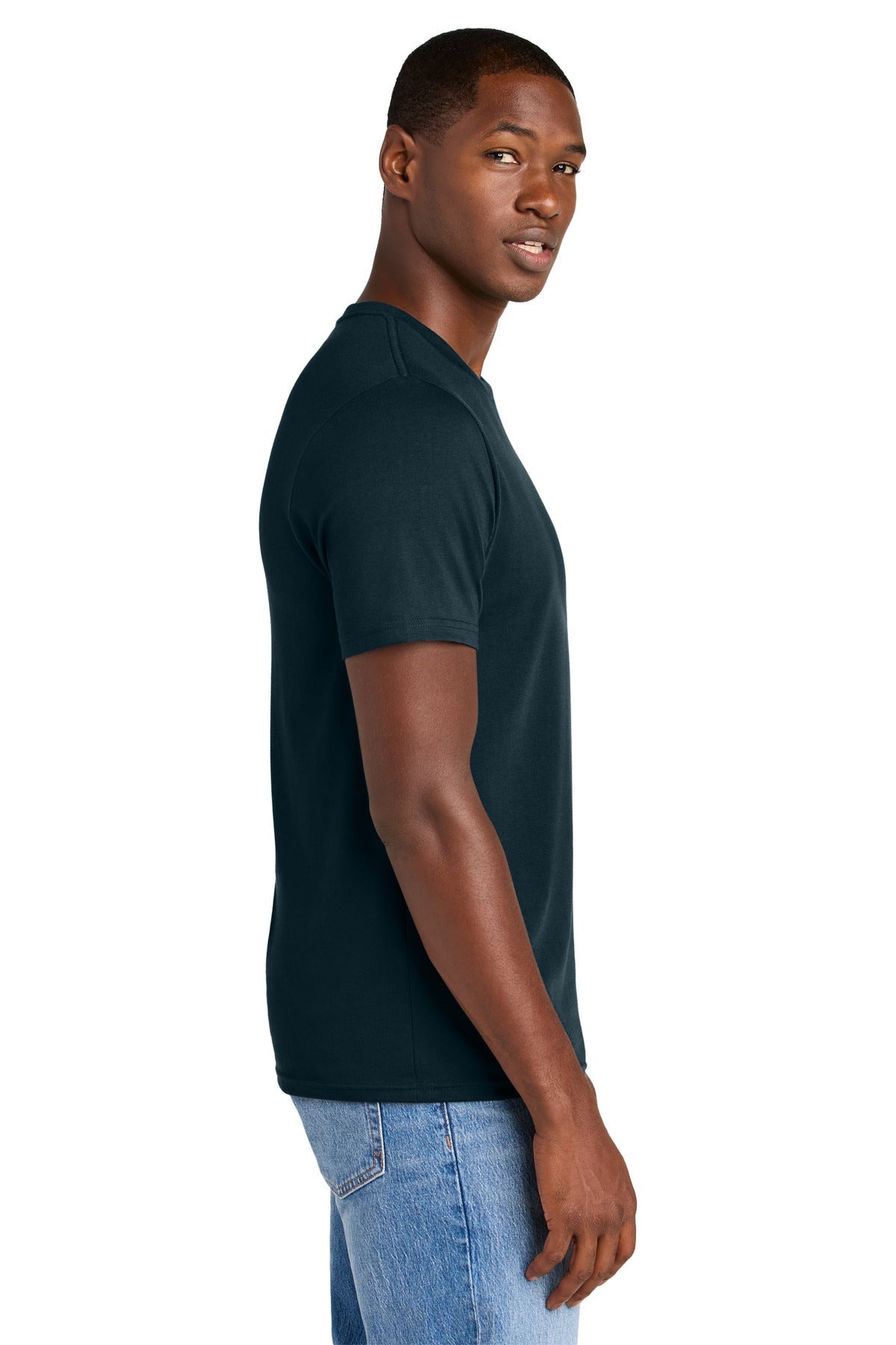 NavyBlue District Perfect Weight CVC Tee DT184