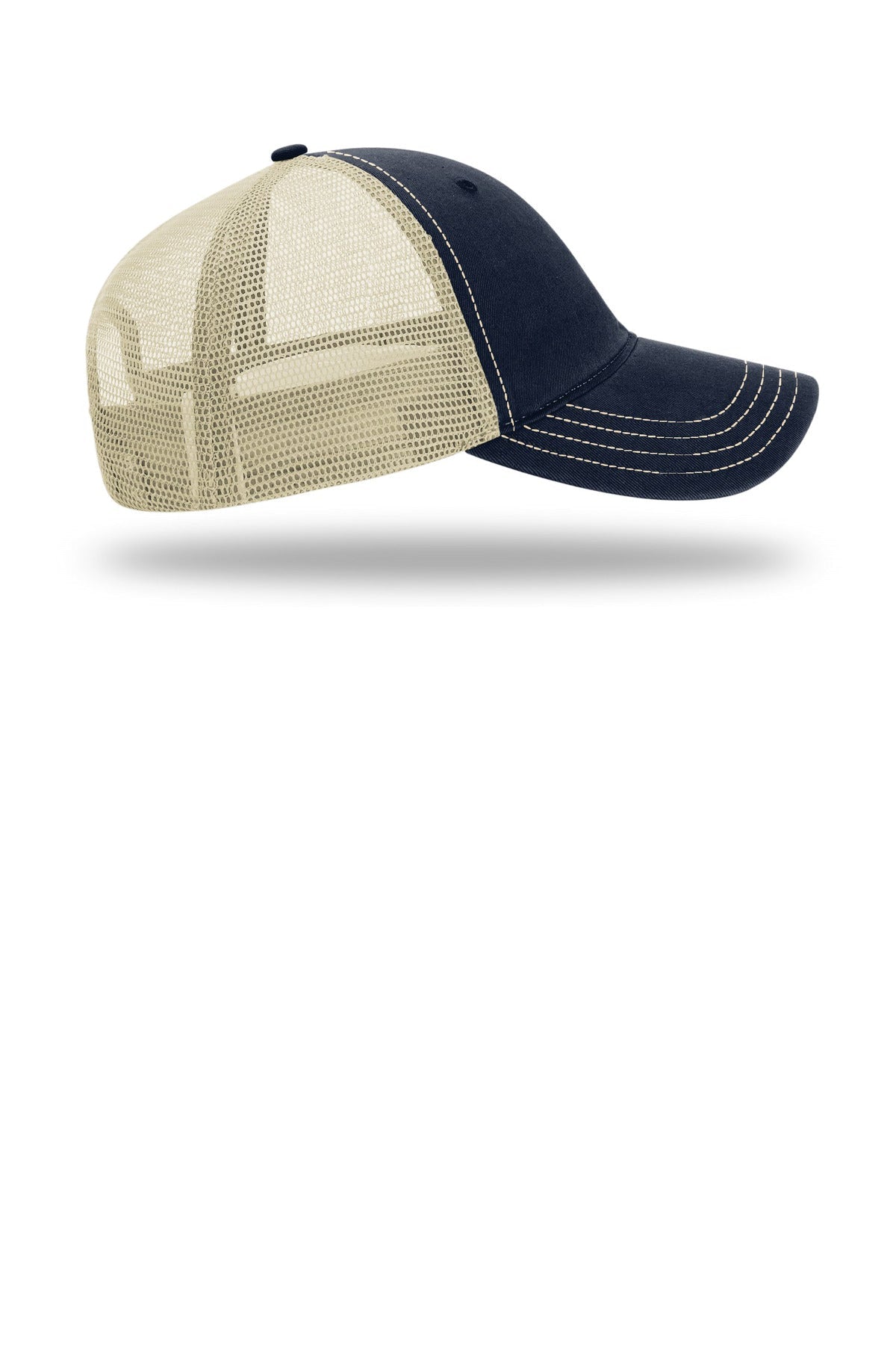 Navy/Khaki Richardson Garment Washed Trucker 111