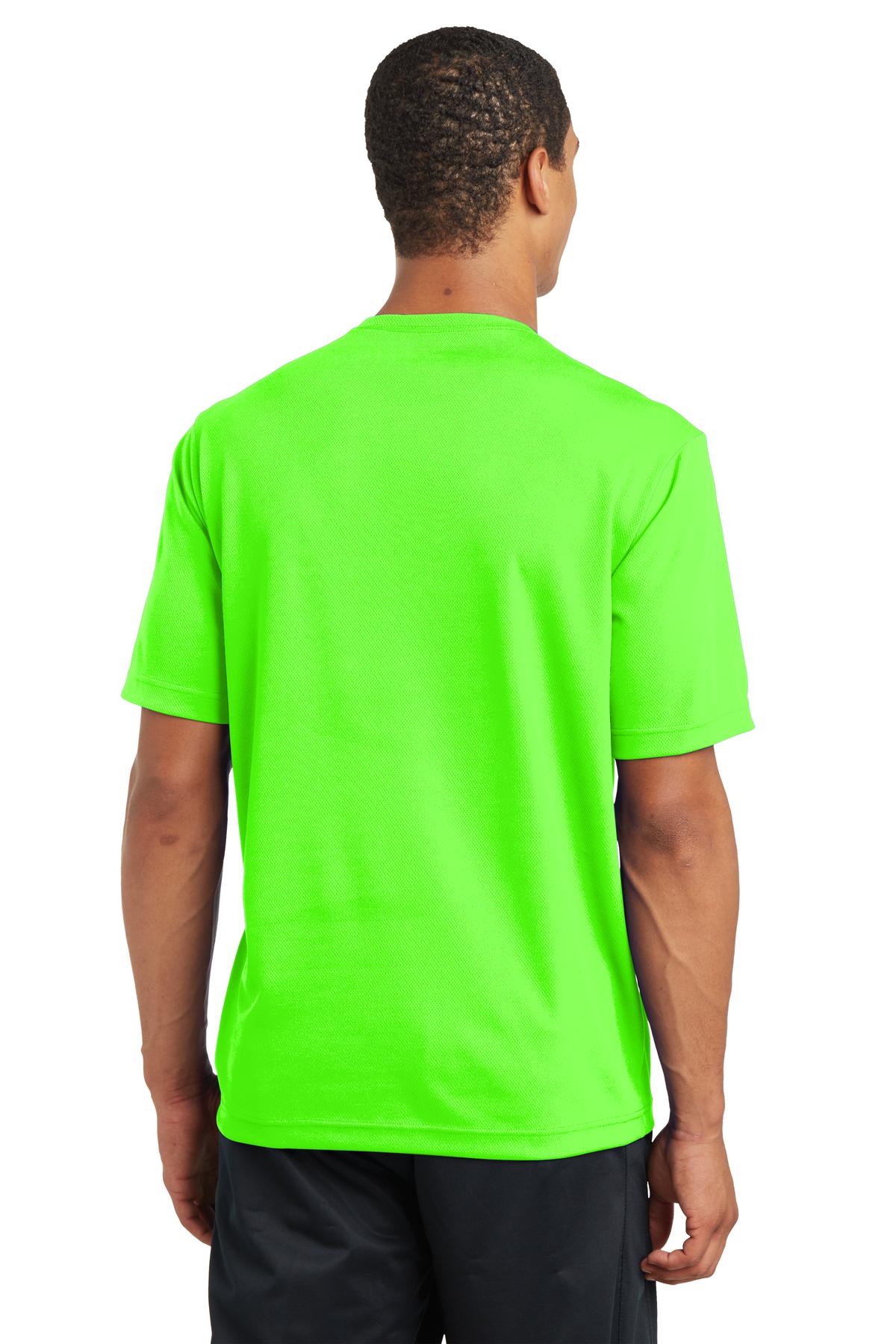 Neon Green Sport-Tek PosiCharge RacerMesh Tee. ST340