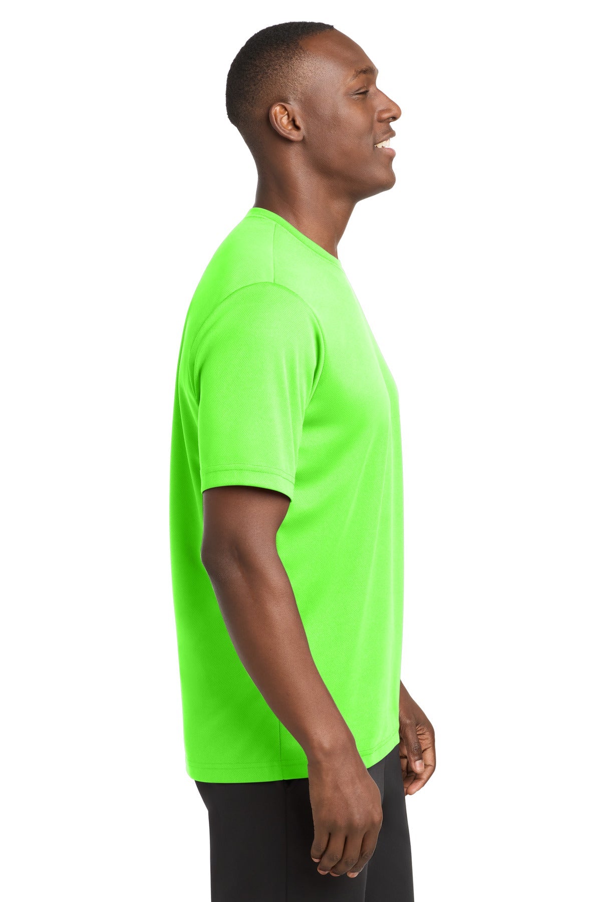 Neon Green Sport-Tek PosiCharge RacerMesh Tee. ST340