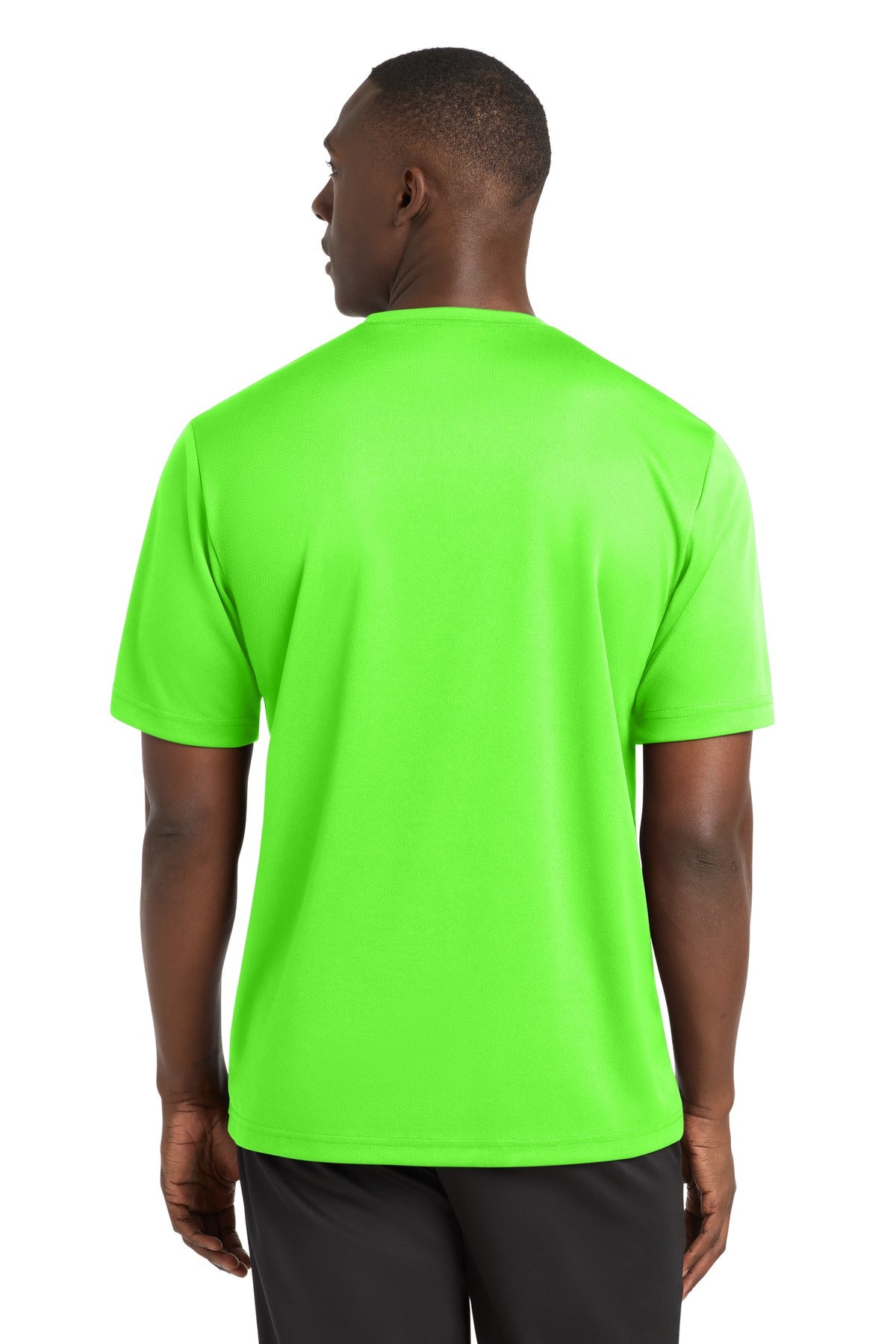 Neon Green Sport-Tek PosiCharge RacerMesh Tee. ST340