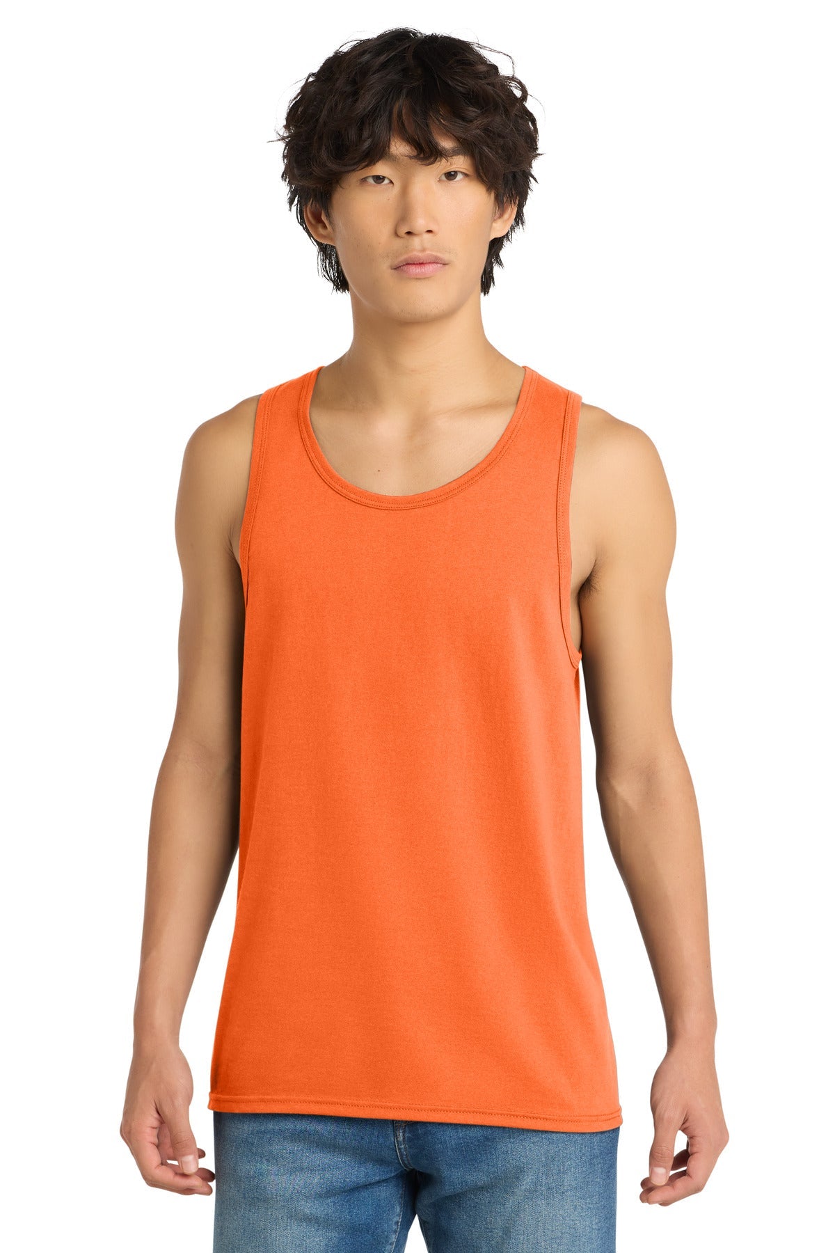 Neon Orange District The Concert Tank . DT5300