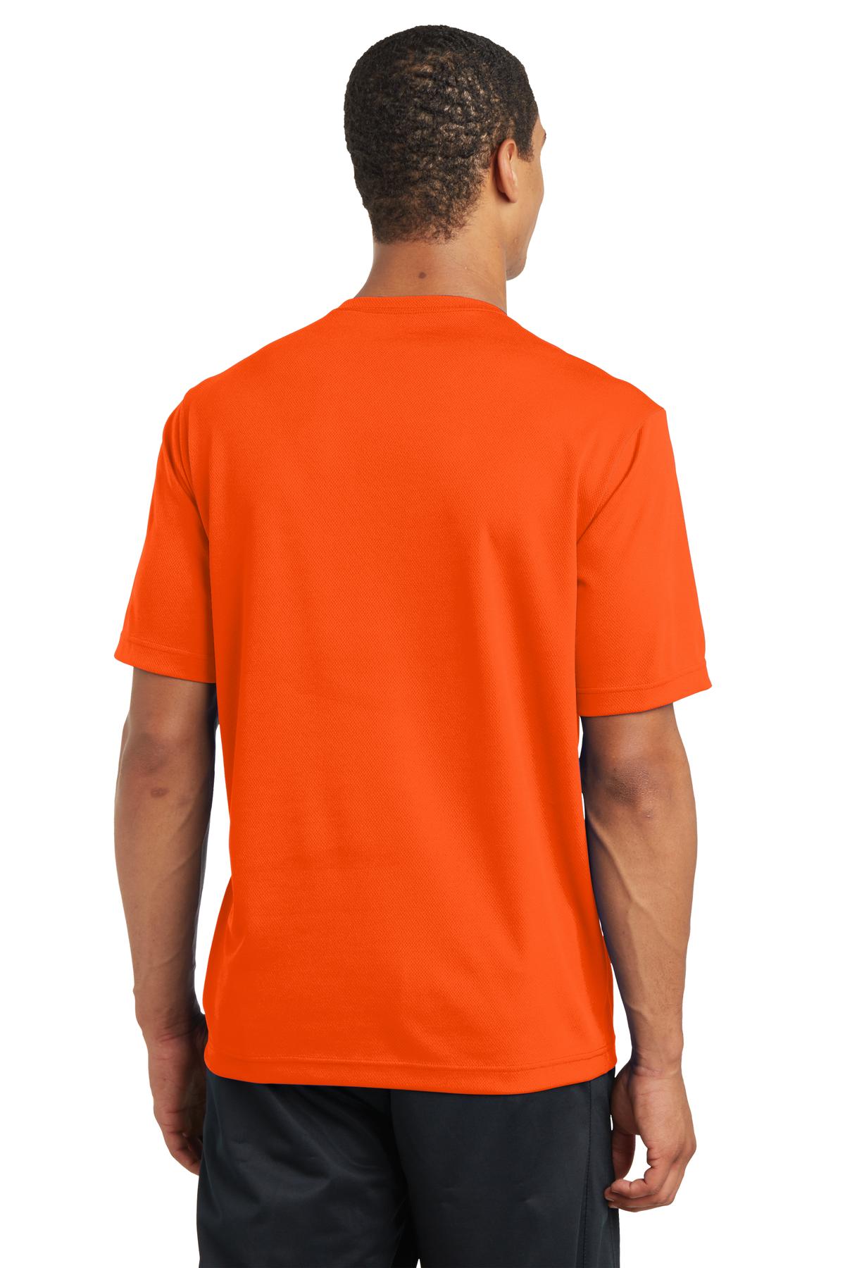 Neon Orange Sport-Tek PosiCharge RacerMesh Tee. ST340