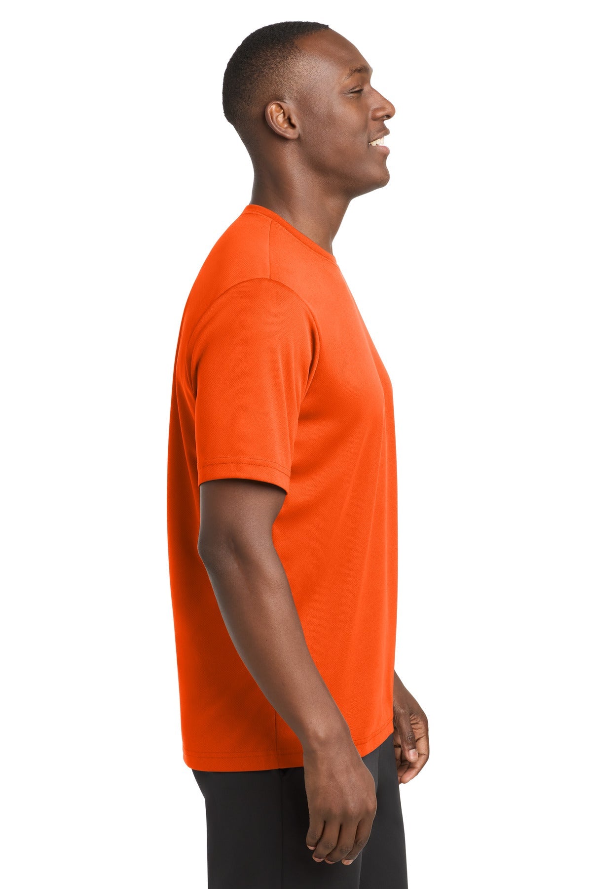 Neon Orange Sport-Tek PosiCharge RacerMesh Tee. ST340