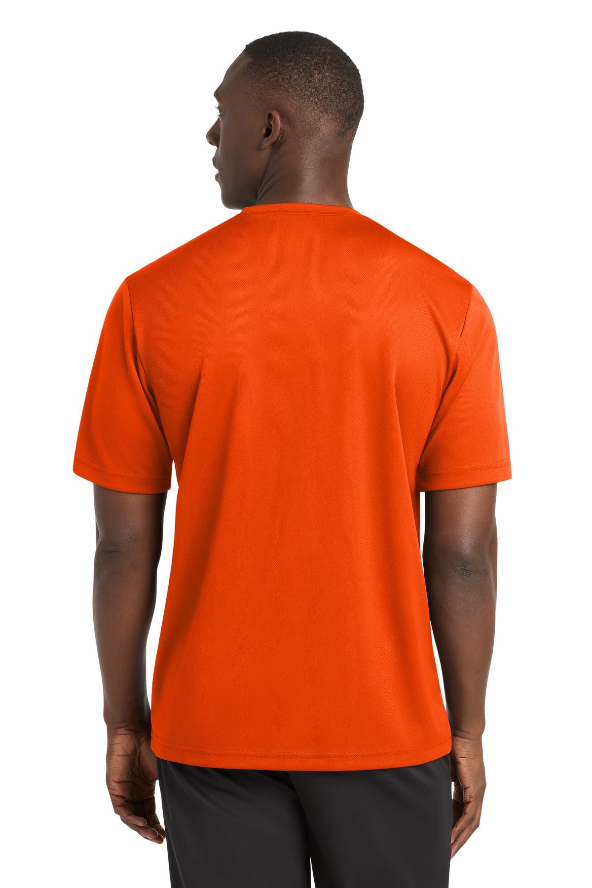 Neon Orange Sport-Tek PosiCharge RacerMesh Tee. ST340