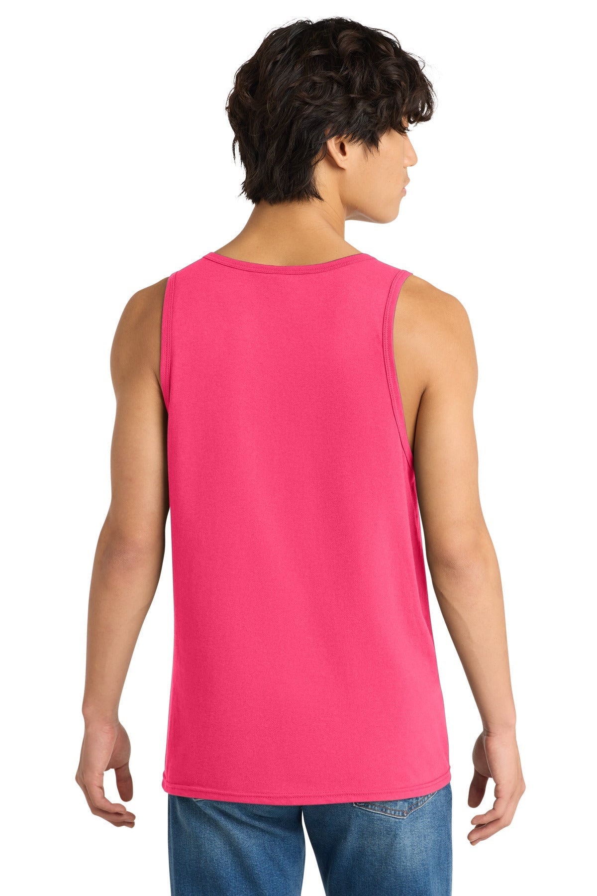 Neon Pink District The Concert Tank . DT5300