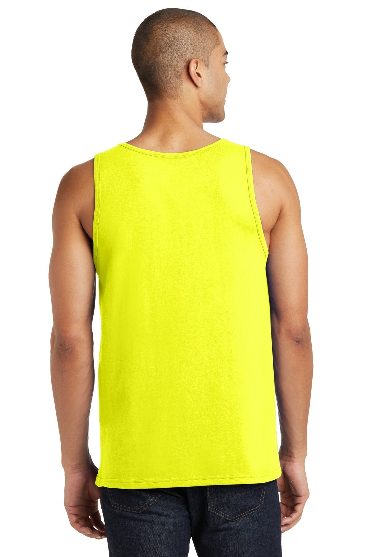 Neon Yellow District The Concert Tank . DT5300