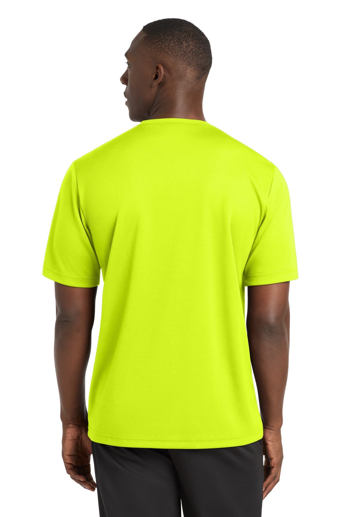 Neon Yellow Sport-Tek PosiCharge RacerMesh Tee. ST340