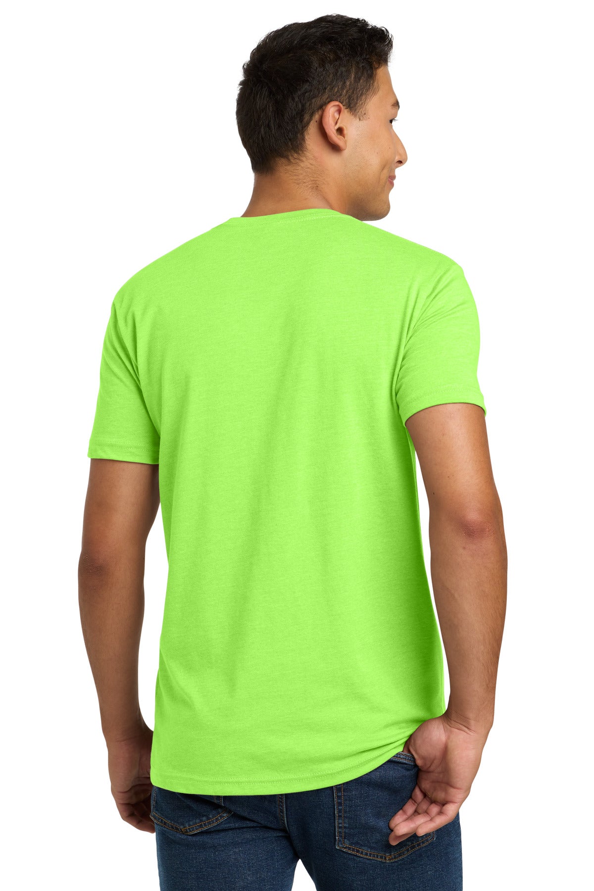 NeonGreen Next Level Apparel Adult CVC Tee. NL6210
