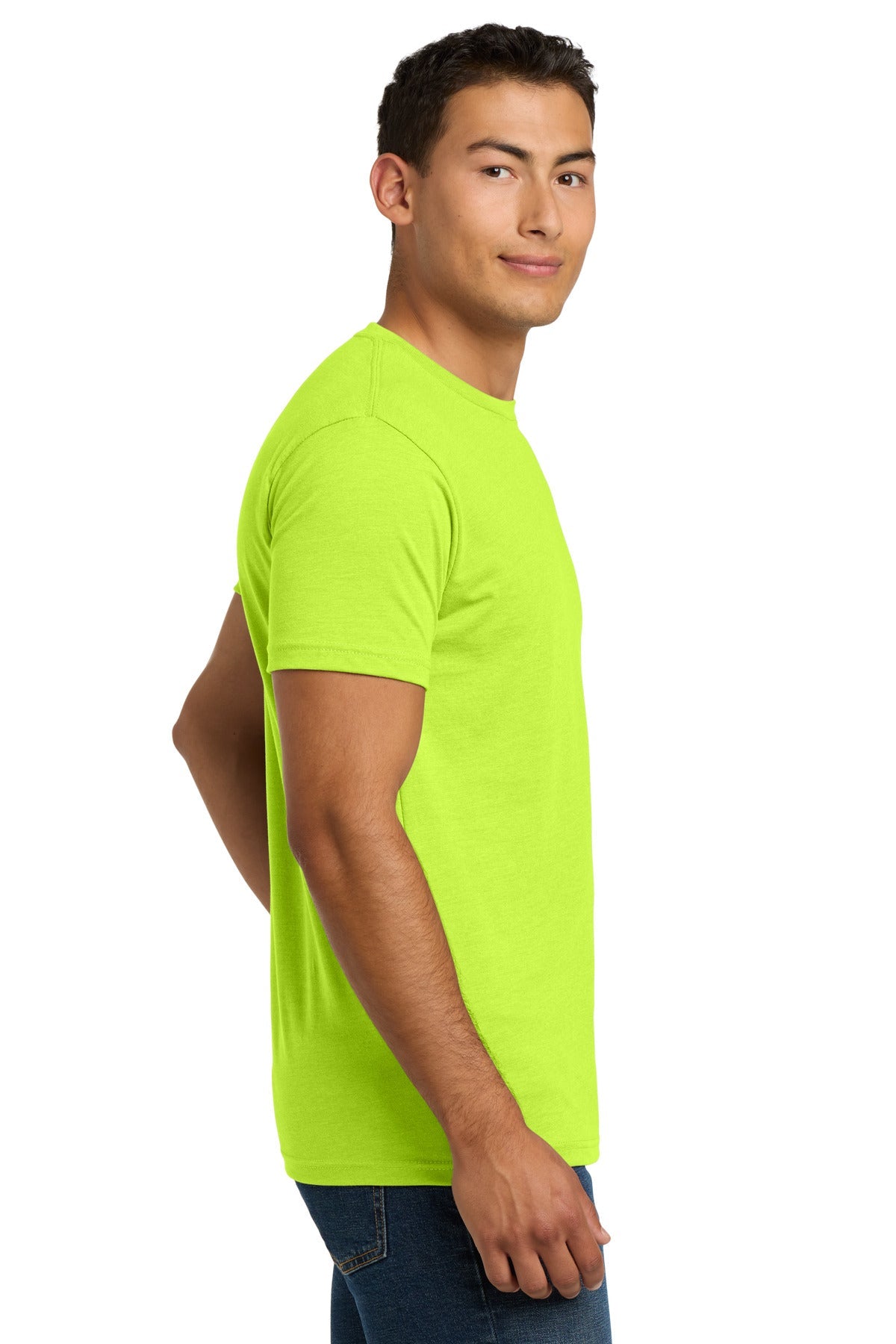 NeonYellow Next Level Apparel Adult CVC Tee. NL6210
