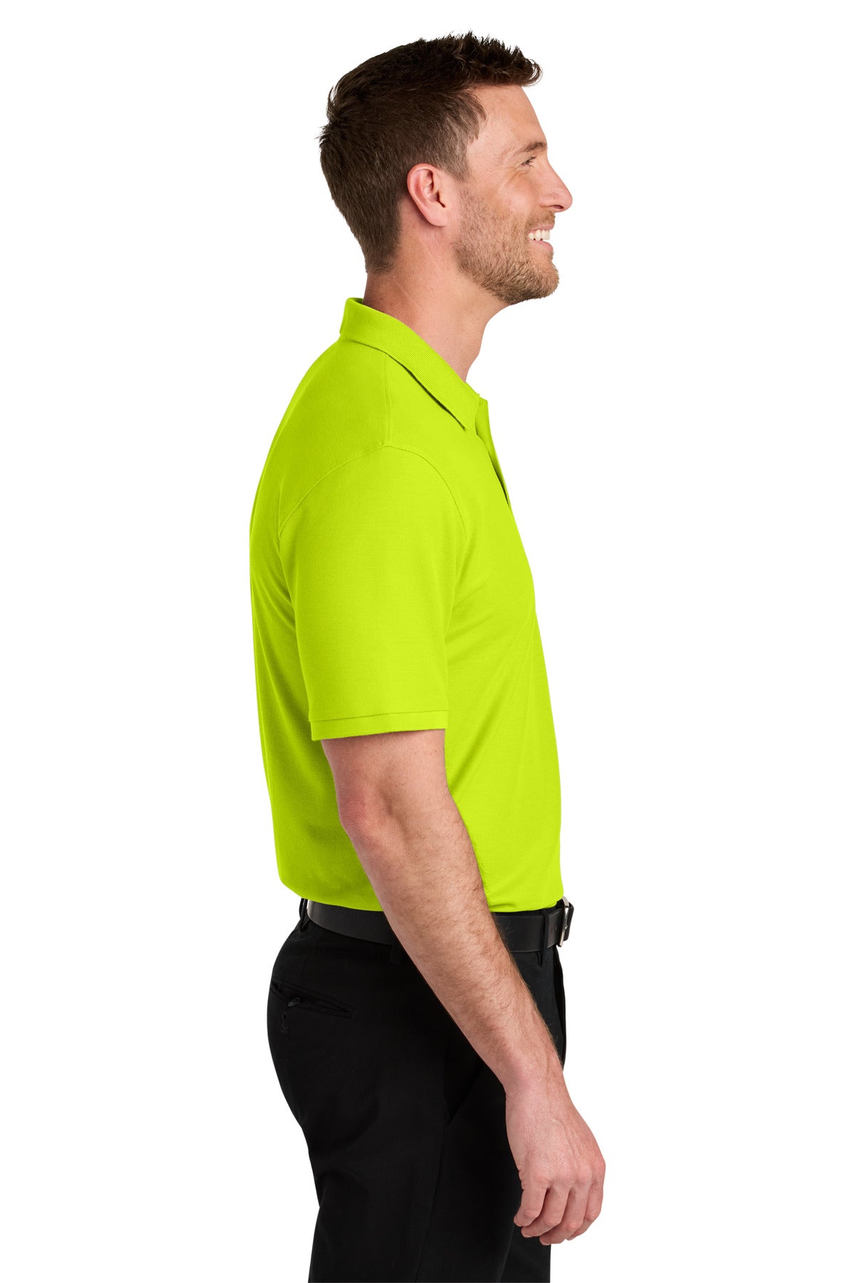 NeonYellow Port Authority Wearever Signature Pique Polo K200