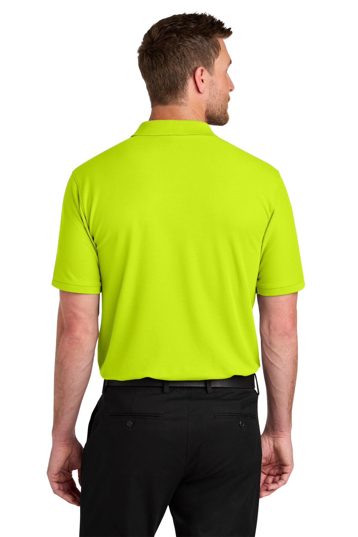 NeonYellow Port Authority Wearever Signature Pique Polo K200