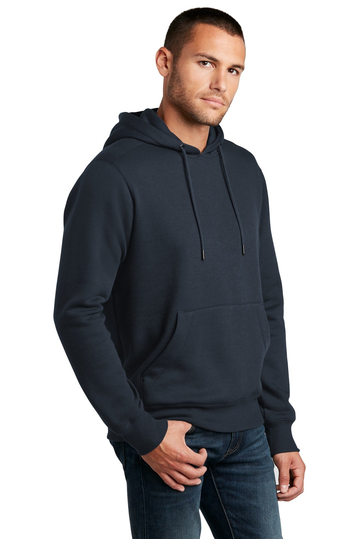 New Navy District Perfect Weight Fleece Hoodie DT1101