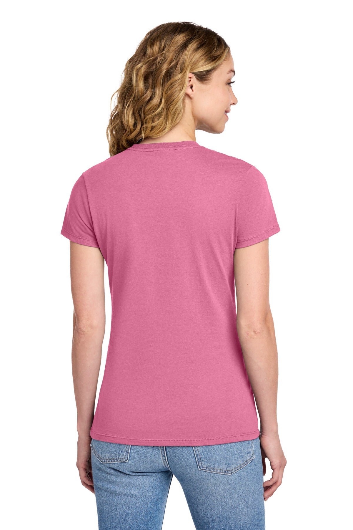 New Pink Port & Co Women's Fan Favorite Tee. LPC450