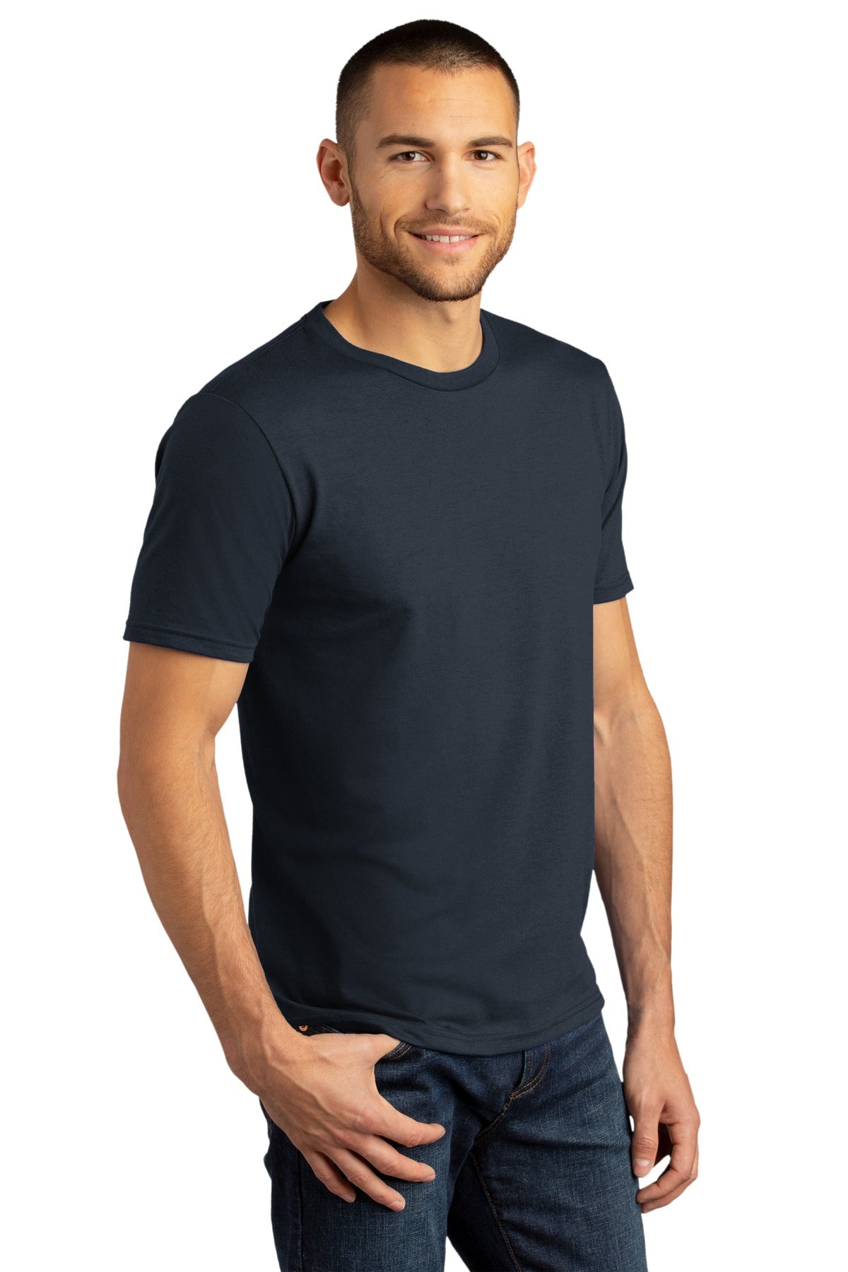 NewNavy District Perfect Tri DTG Tee DM130DTG
