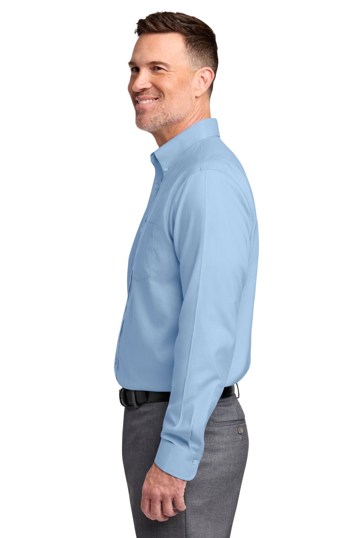 NewportBlu Brooks Brothers Tall Wrinkle-Free Stretch Nailhead Shirt TBB18002