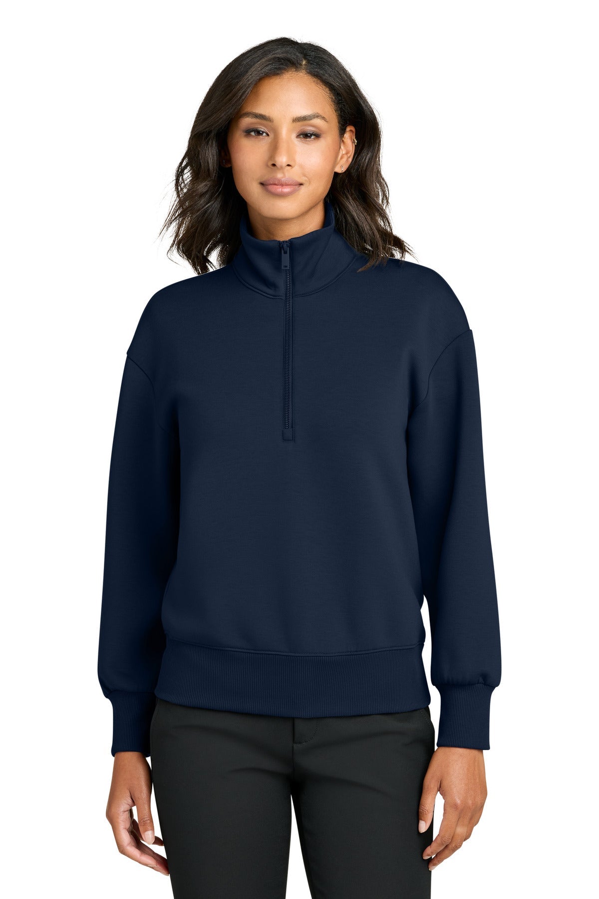 NightNavy Mercer+Mettle Women's Soft Spacer 1/4-Zip MM3101