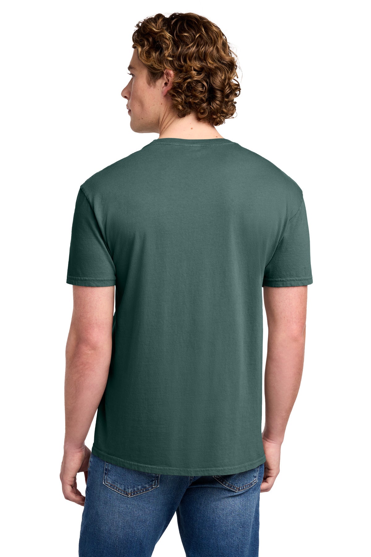 NordicGrn Port & Co Beach Wash Garment-Dyed Tee. PC099