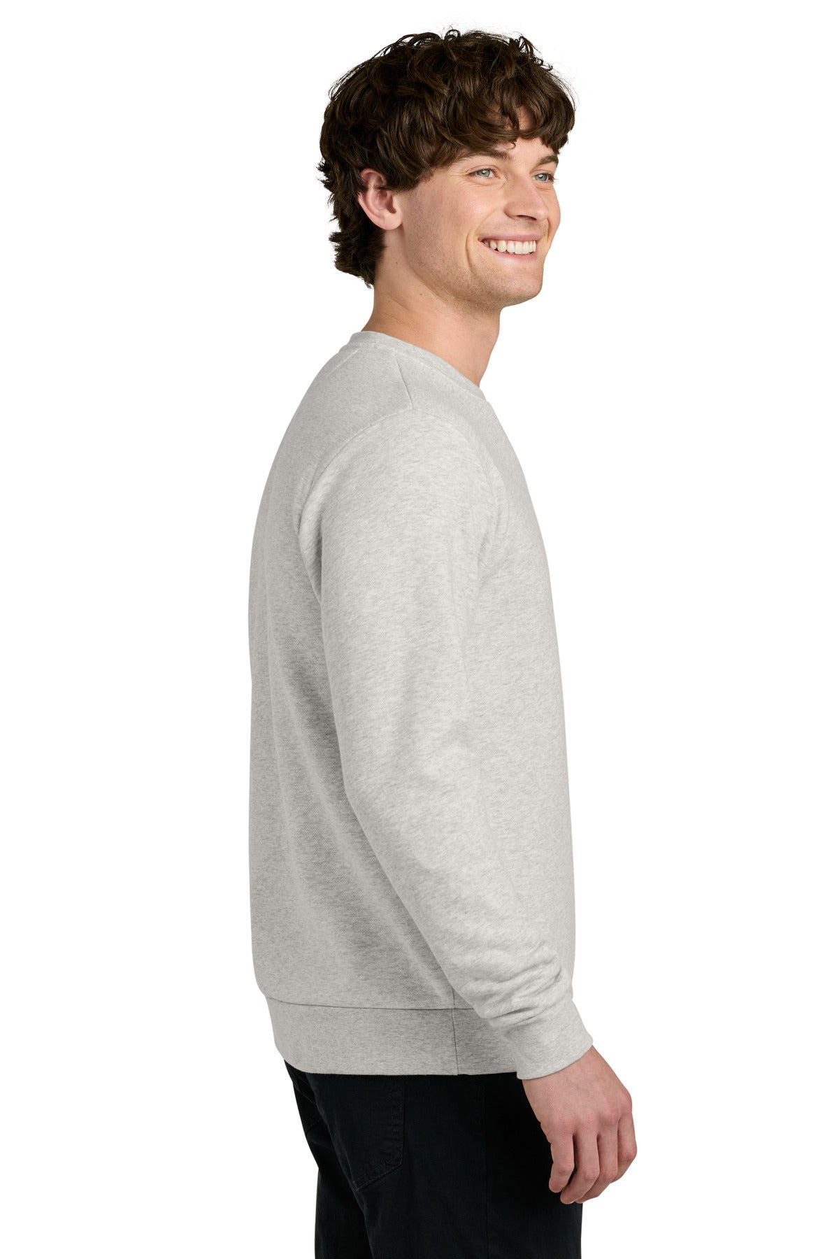 Oatmeal Next Level Apparel Adult Malibu Crewneck Sweatshirt NL9002