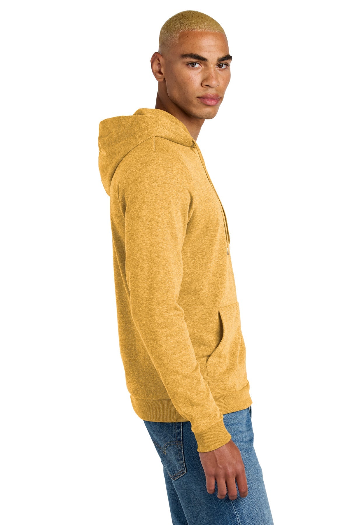OchreYlwHr District Perfect Tri Fleece Pullover Hoodie DT1300