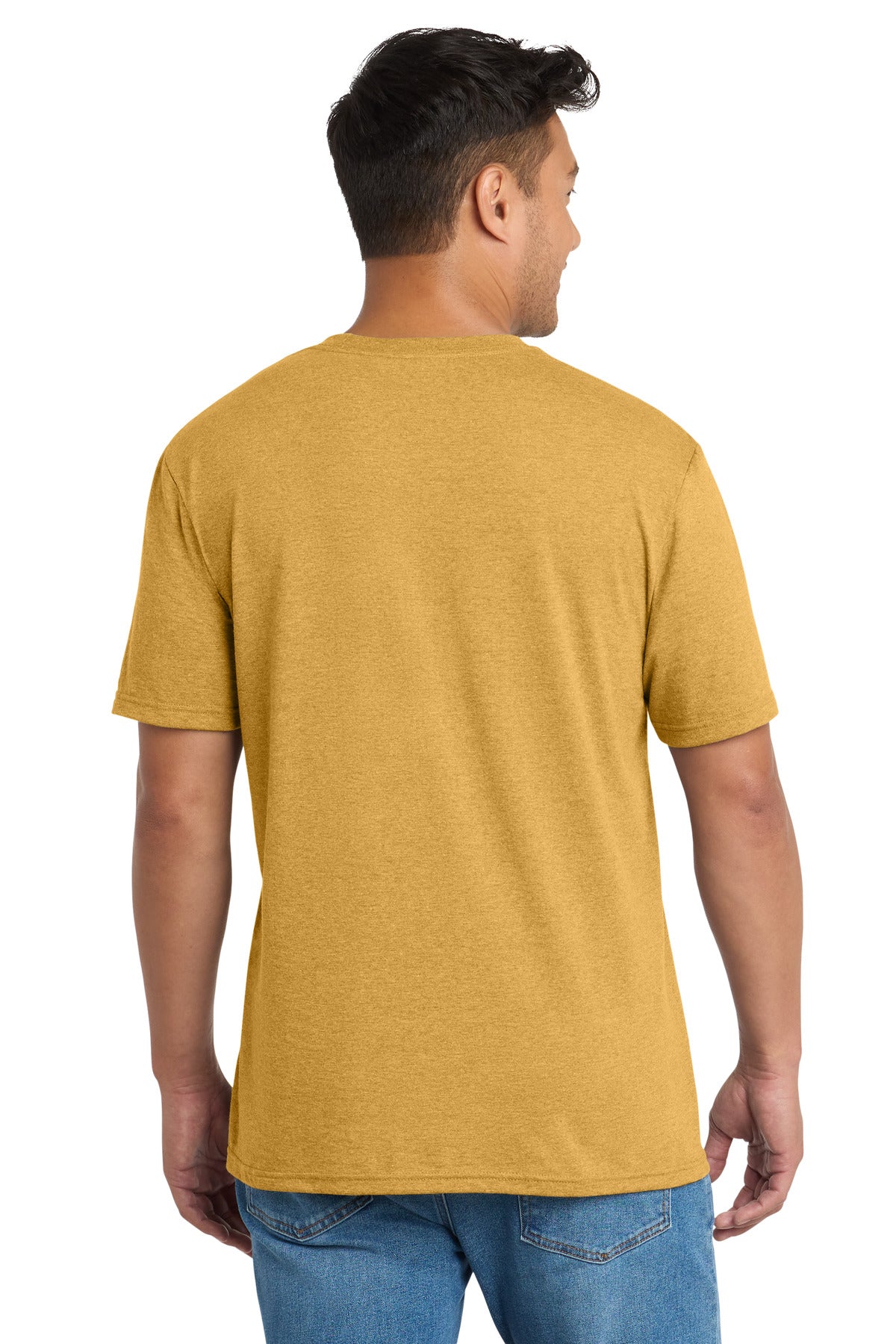 OchreYlwHr Port & Co Tri-Blend Tee. PC330