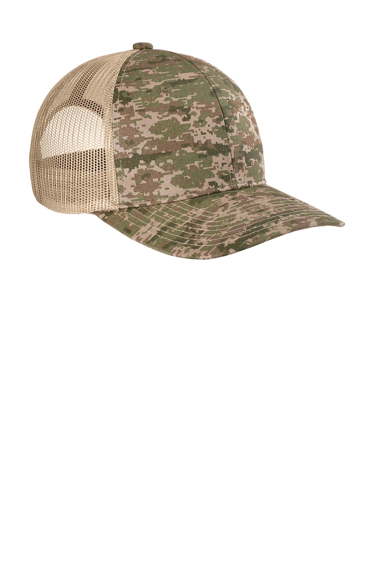 ODGDg/CyBr Port Authority Digi Camo Snapback Trucker Cap C404