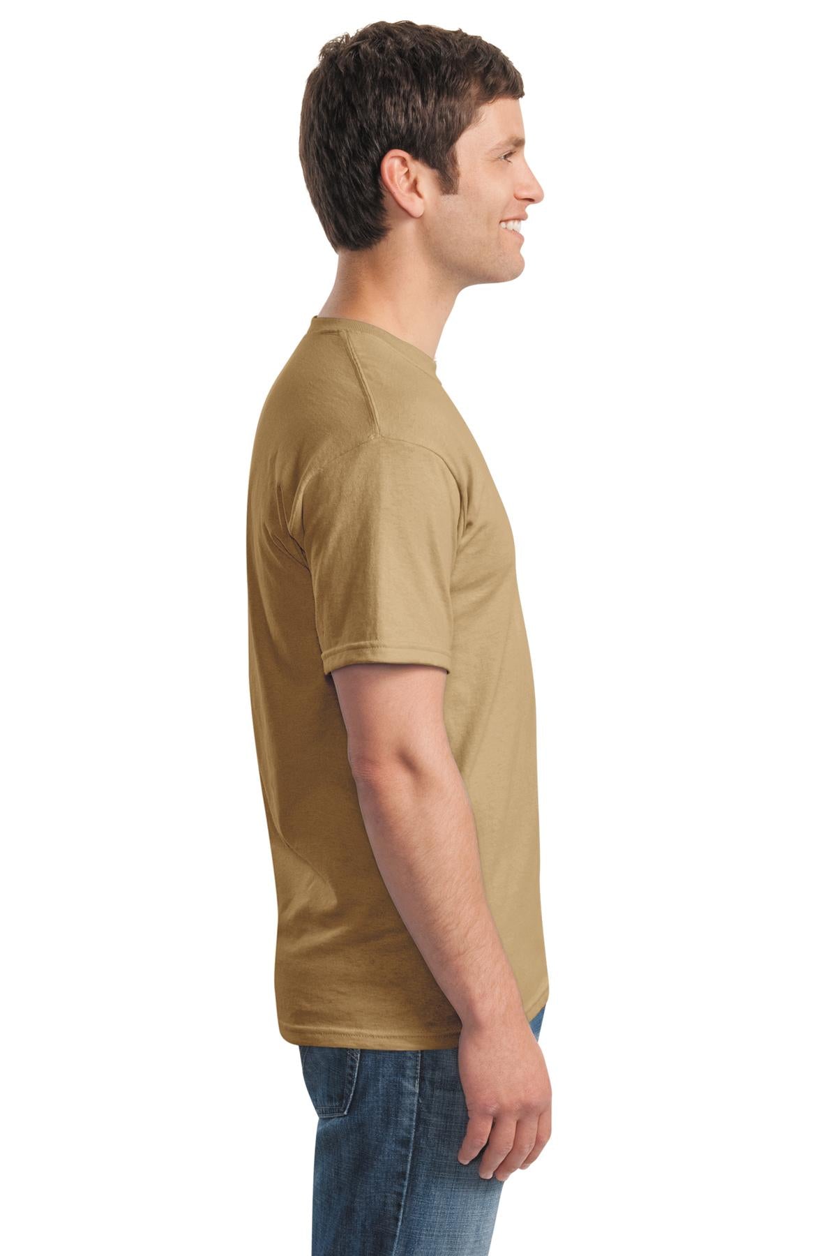 Old Gold Gildan - Heavy Cotton 100% Cotton T-Shirt. 5000