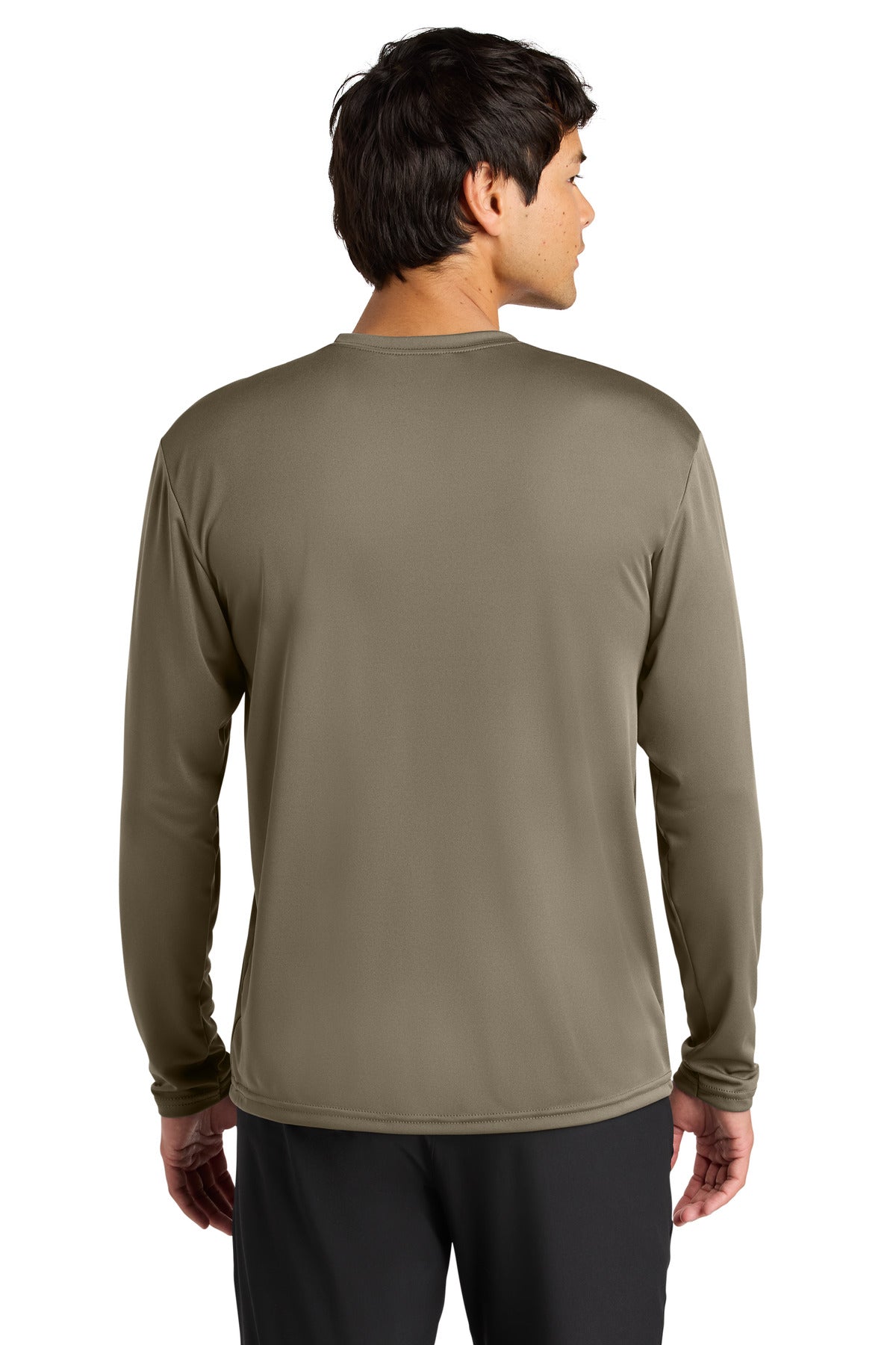 Olive A4 Cooling Performance Long Sleeve Tee A4N3165