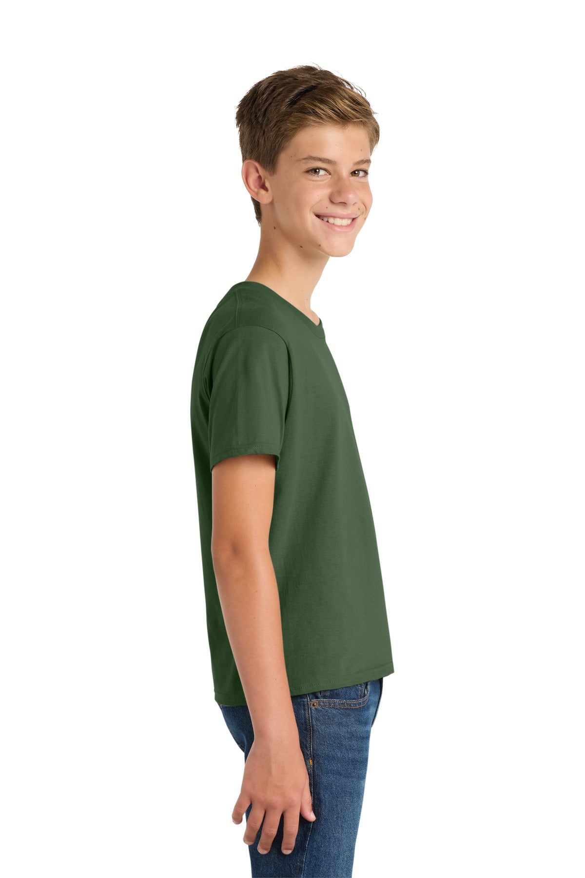Olive Port & Co Youth Fan Favorite Tee. PC450Y