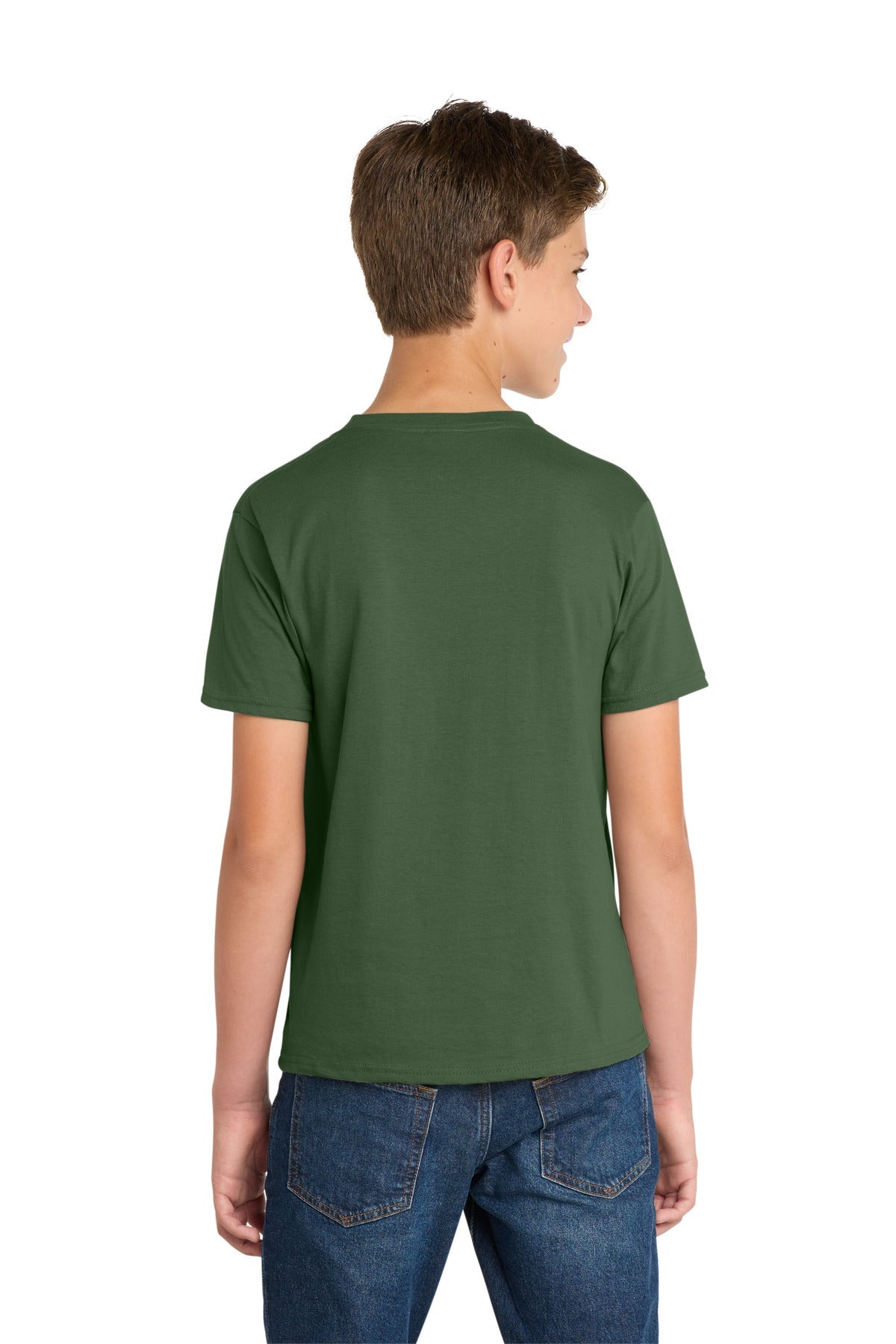 Olive Port & Co Youth Fan Favorite Tee. PC450Y