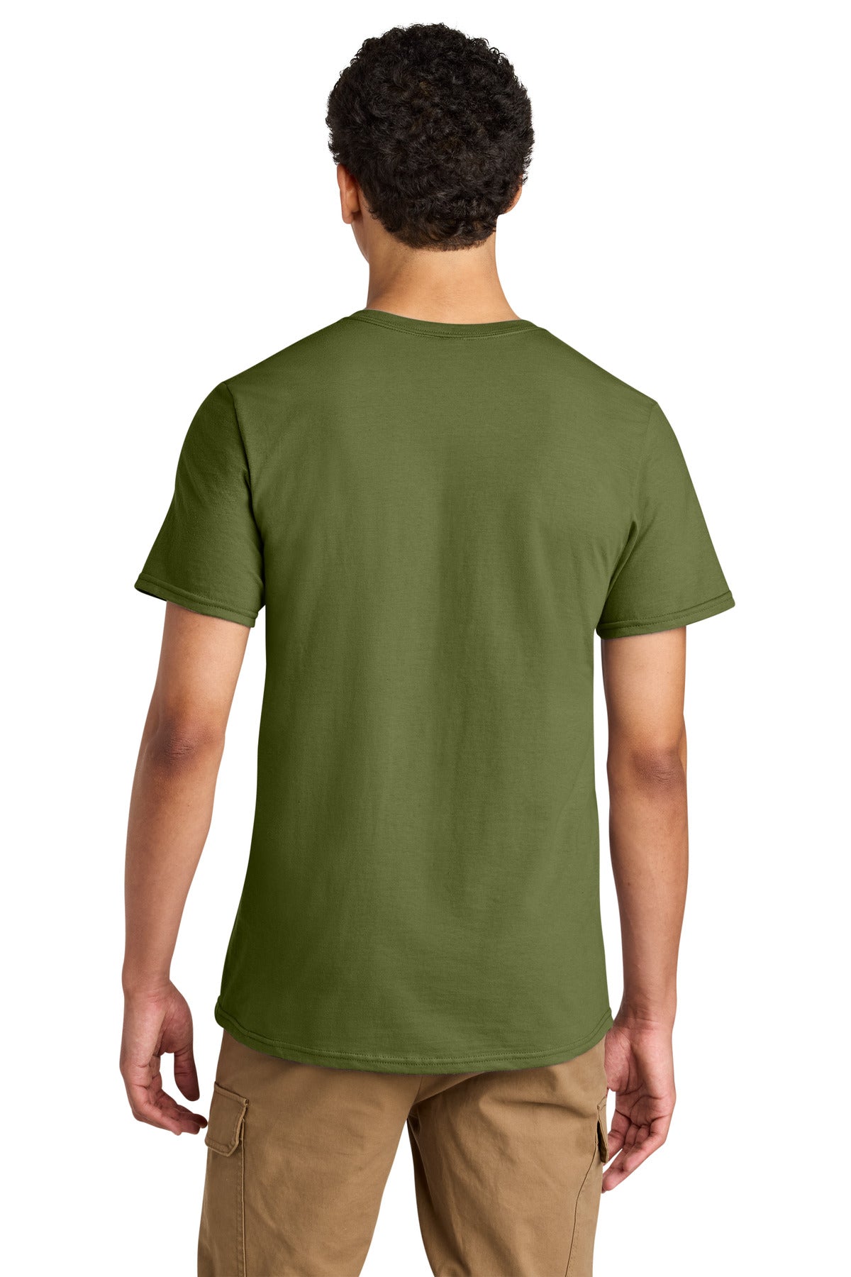 OliveOil Jerzees Unisex Premium Combed Ring Spun Cotton Tee 570M