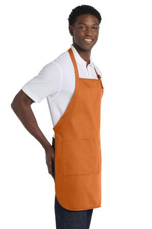 OlvDrabGn Port Authority Full-Length Apron with Pockets. A500