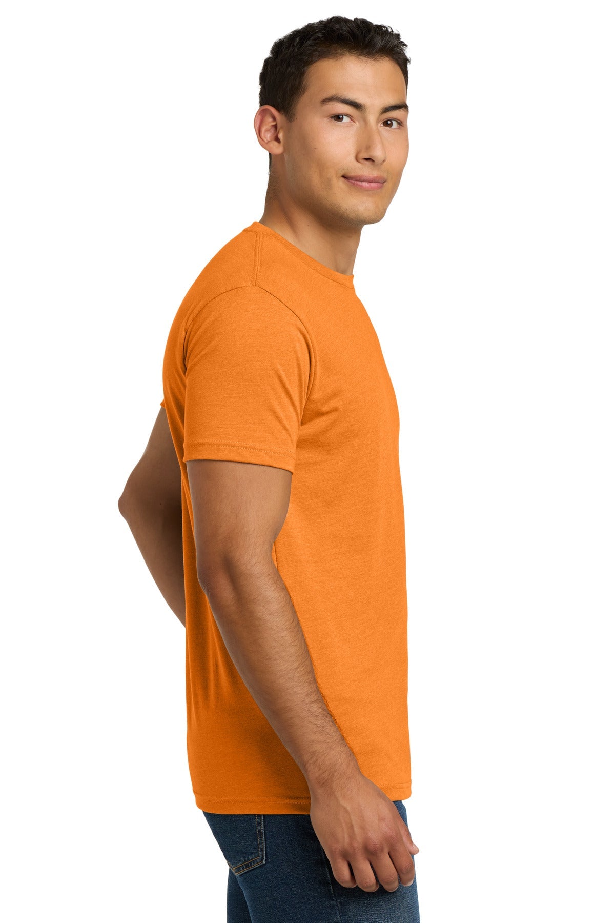 Orange Next Level Apparel Adult CVC Tee. NL6210