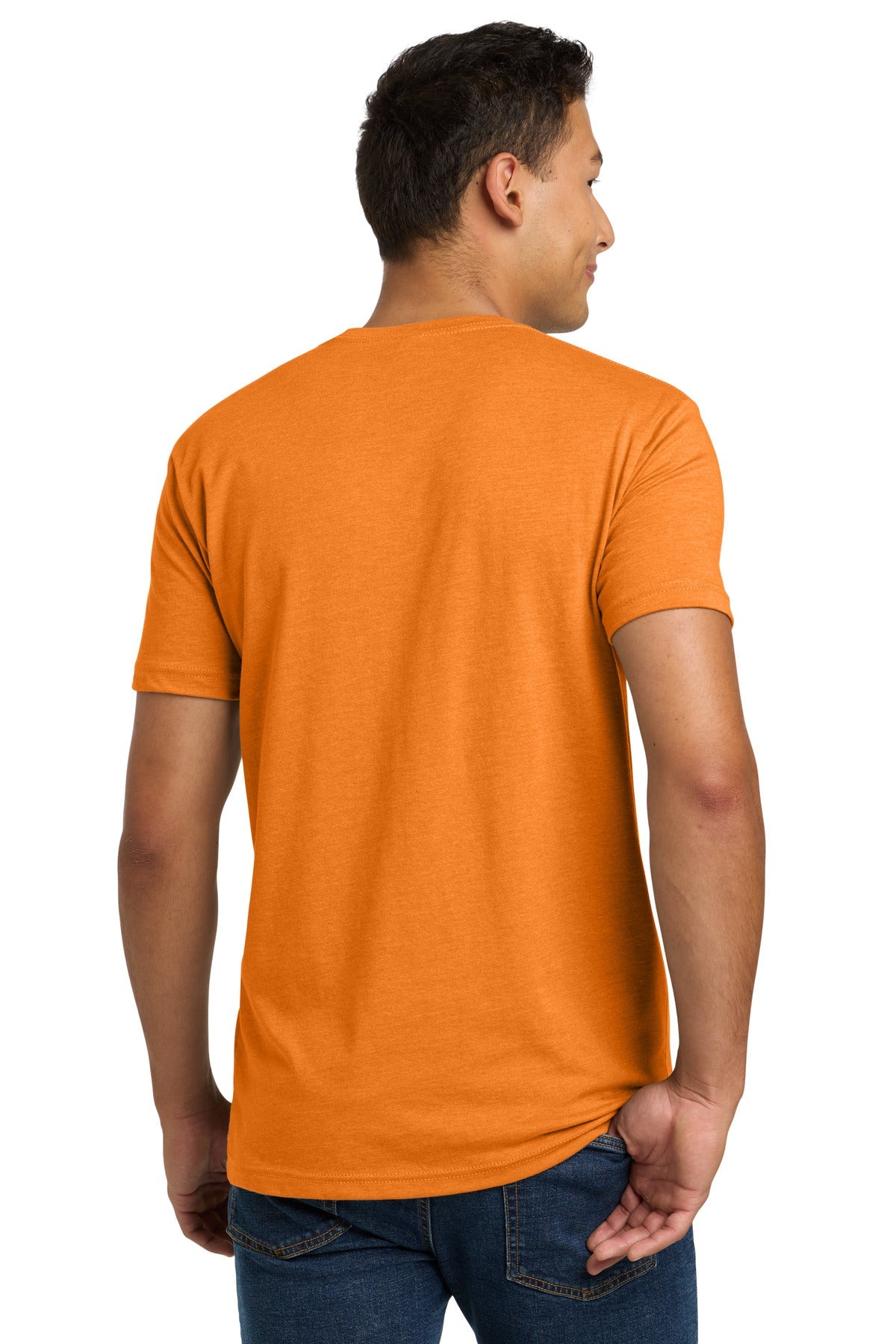 Orange Next Level Apparel Adult CVC Tee. NL6210