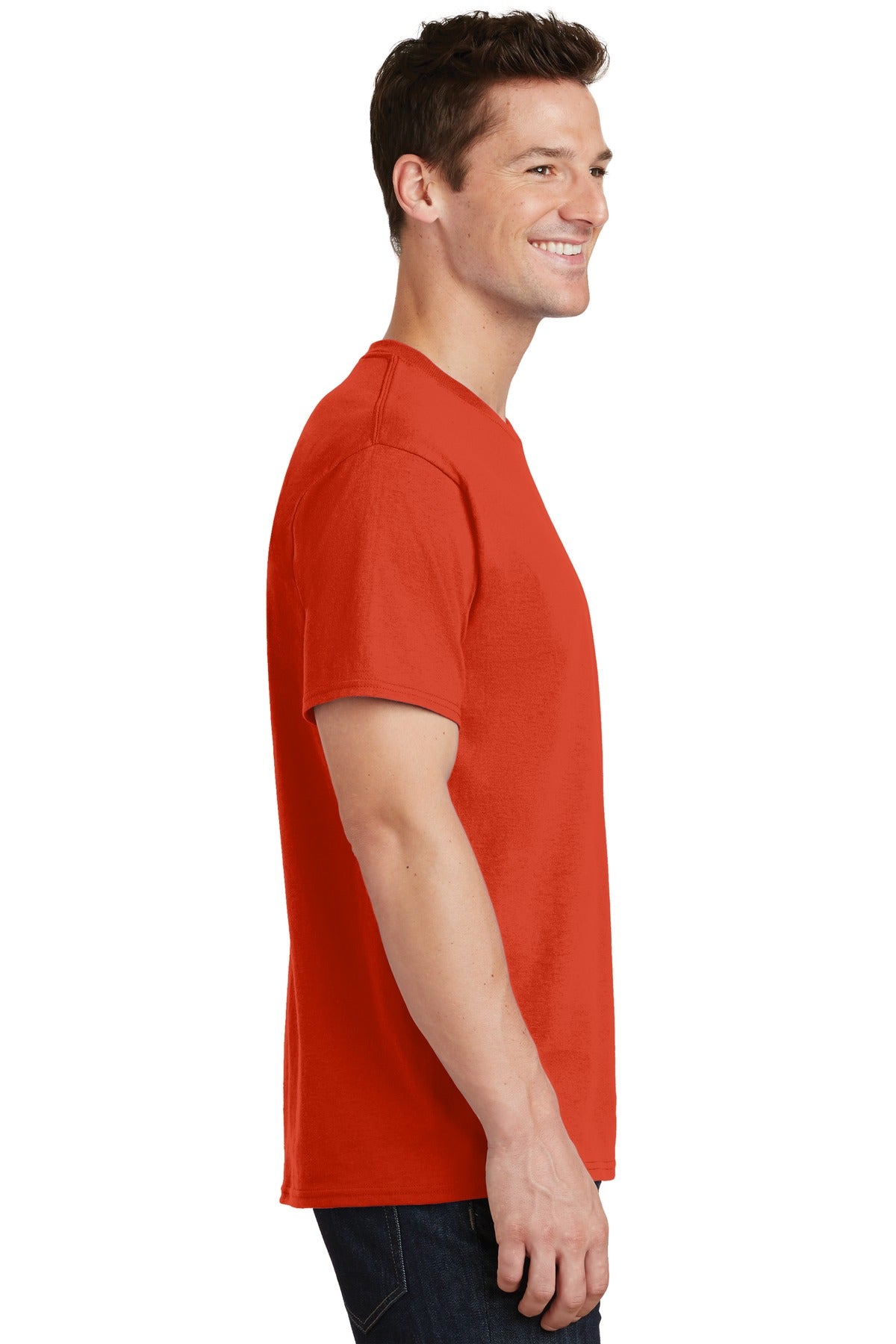 Orange Port & Co Tall Core Cotton Tee PC54T