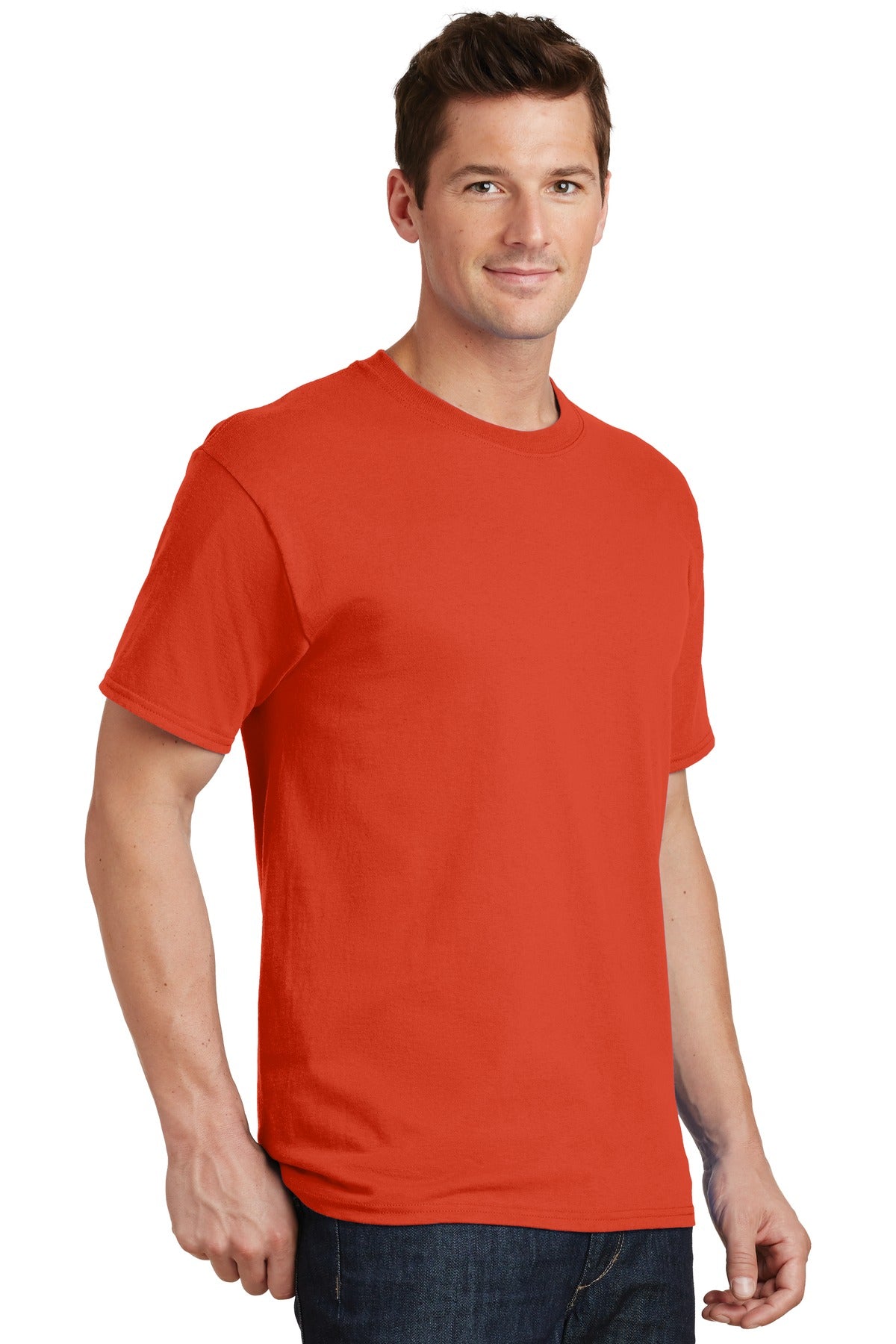 Orange Port & Co Tall Core Cotton Tee PC54T