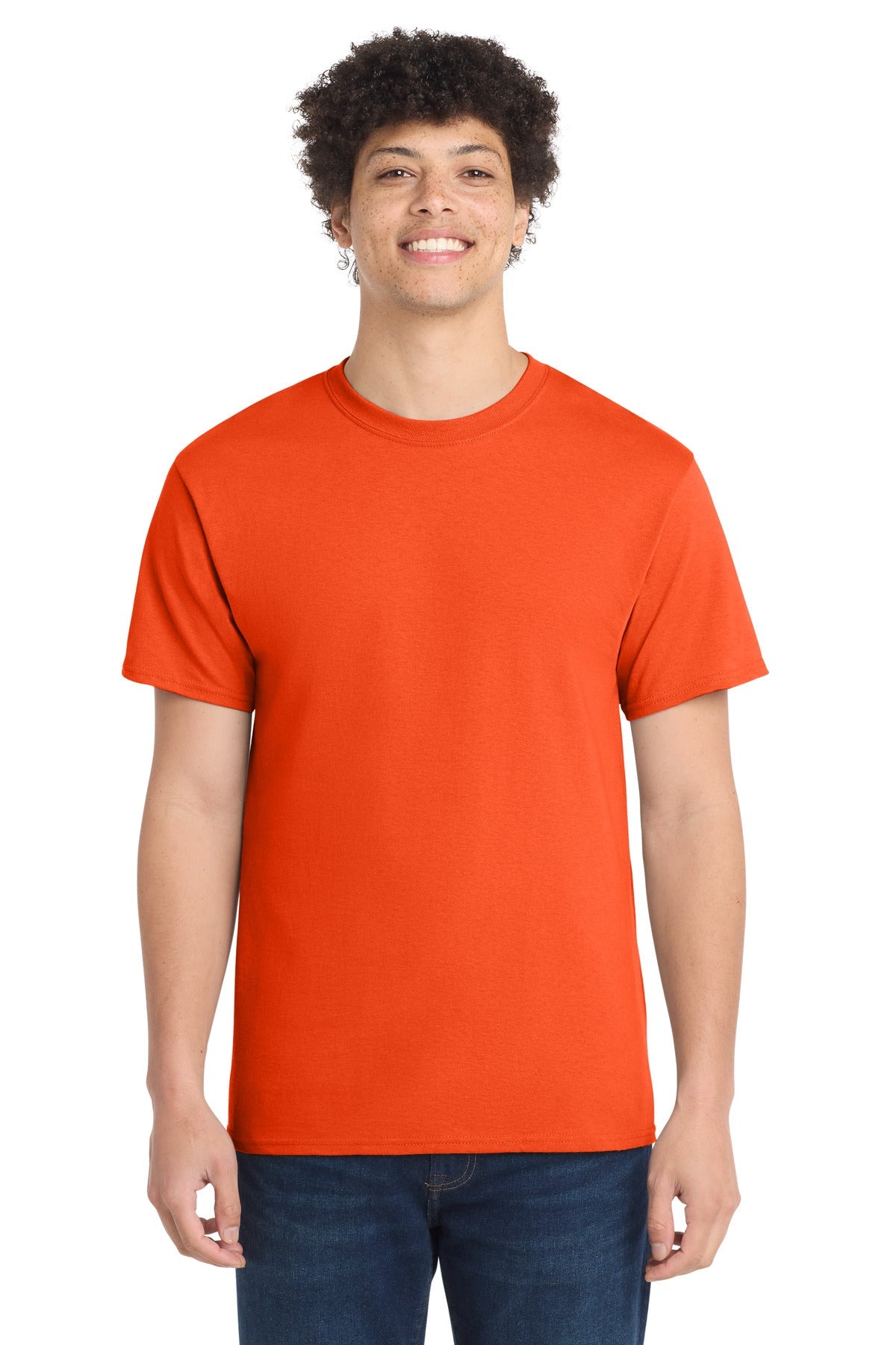 Orange Port & Co Tall Core Cotton Tee PC54T