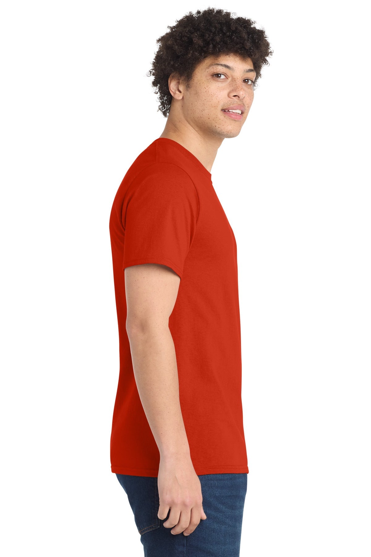 Orange Port & Co Tall Essential Tee. PC61T
