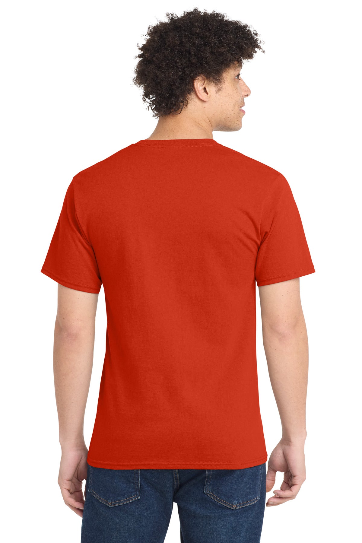 Orange Port & Co Tall Essential Tee. PC61T