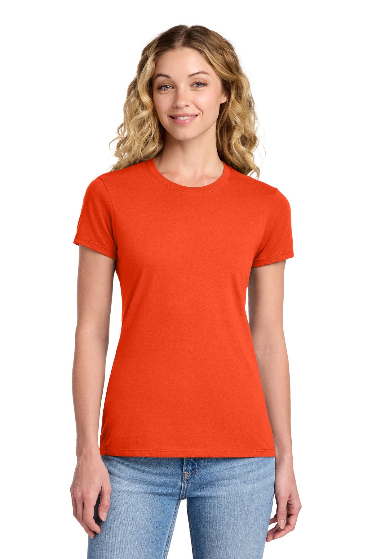 Orange Port & Co Women's Fan Favorite Tee. LPC450