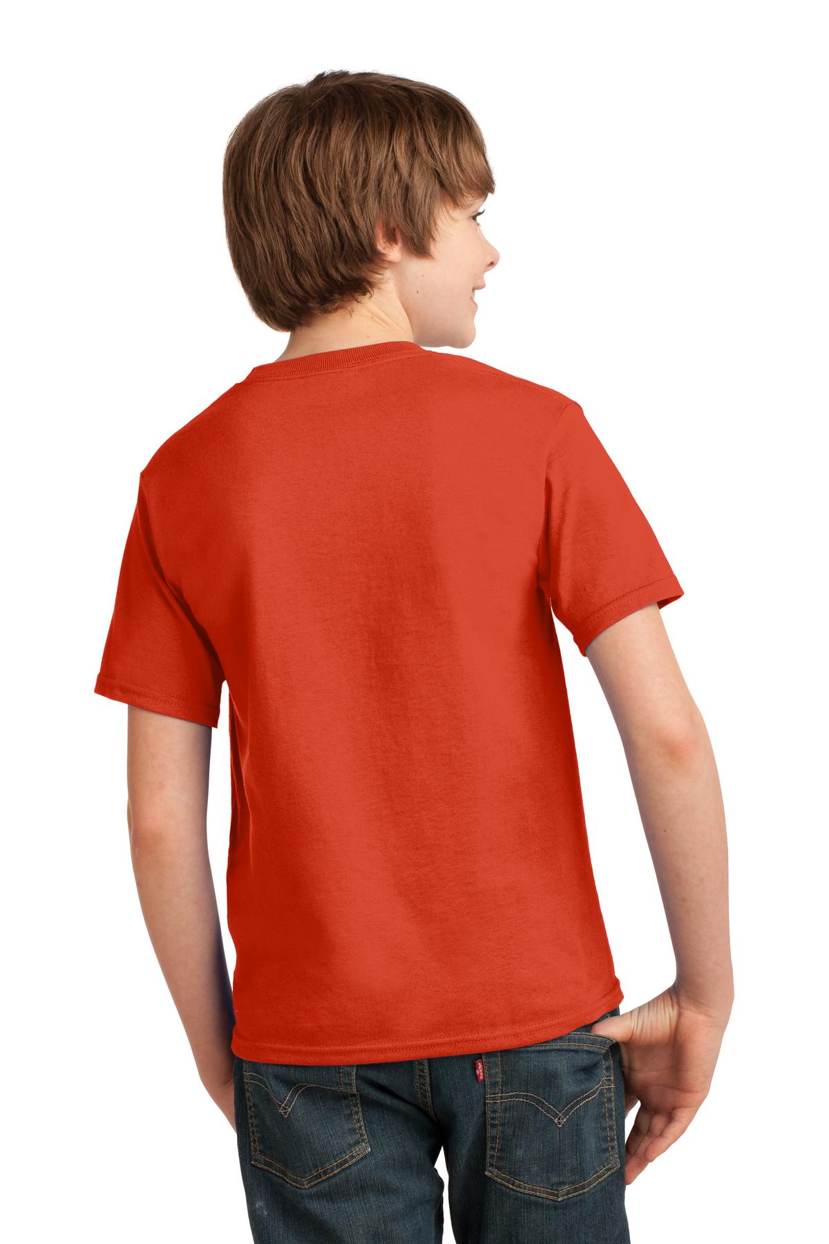 Orange Port & Co Youth Essential Tee. PC61Y