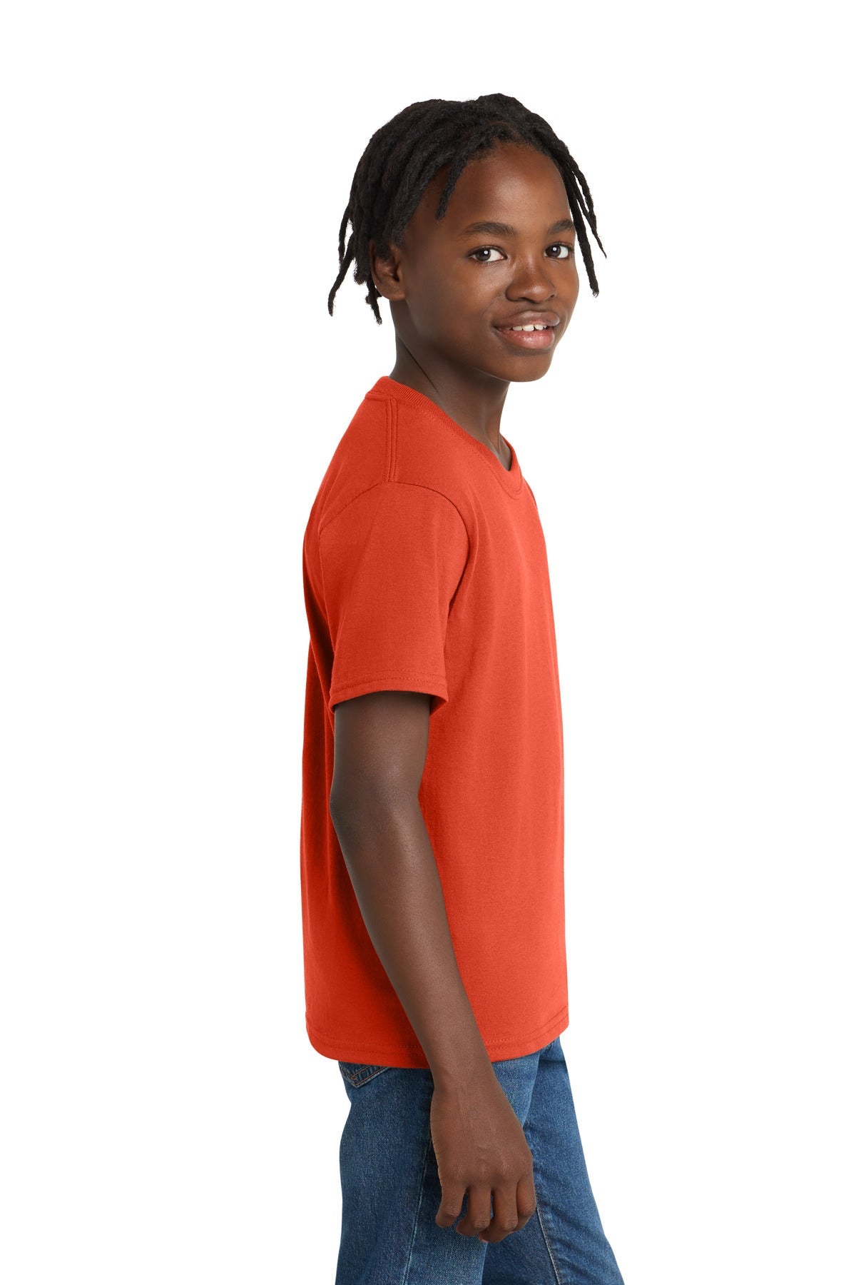 Orange Port & Co Youth Essential Tee. PC61Y