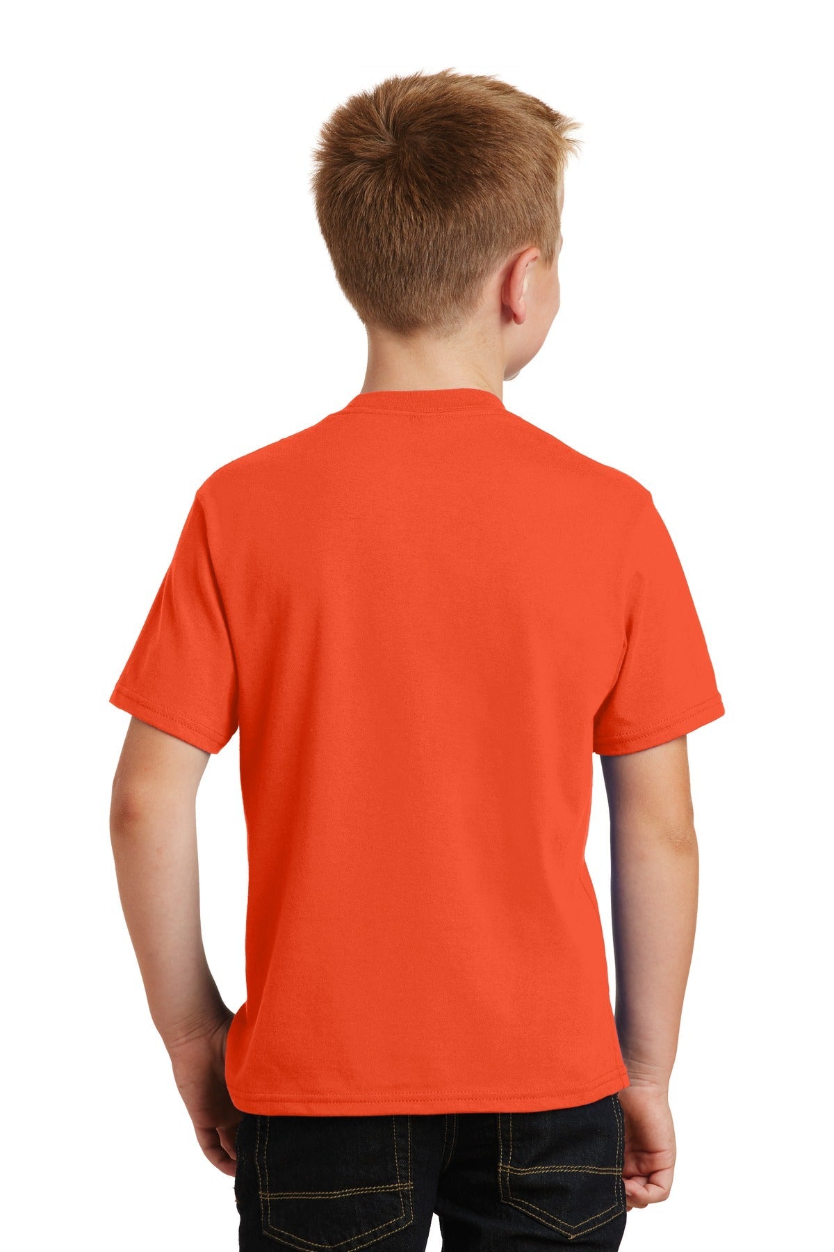 Orange Port & Co Youth Fan Favorite Tee. PC450Y