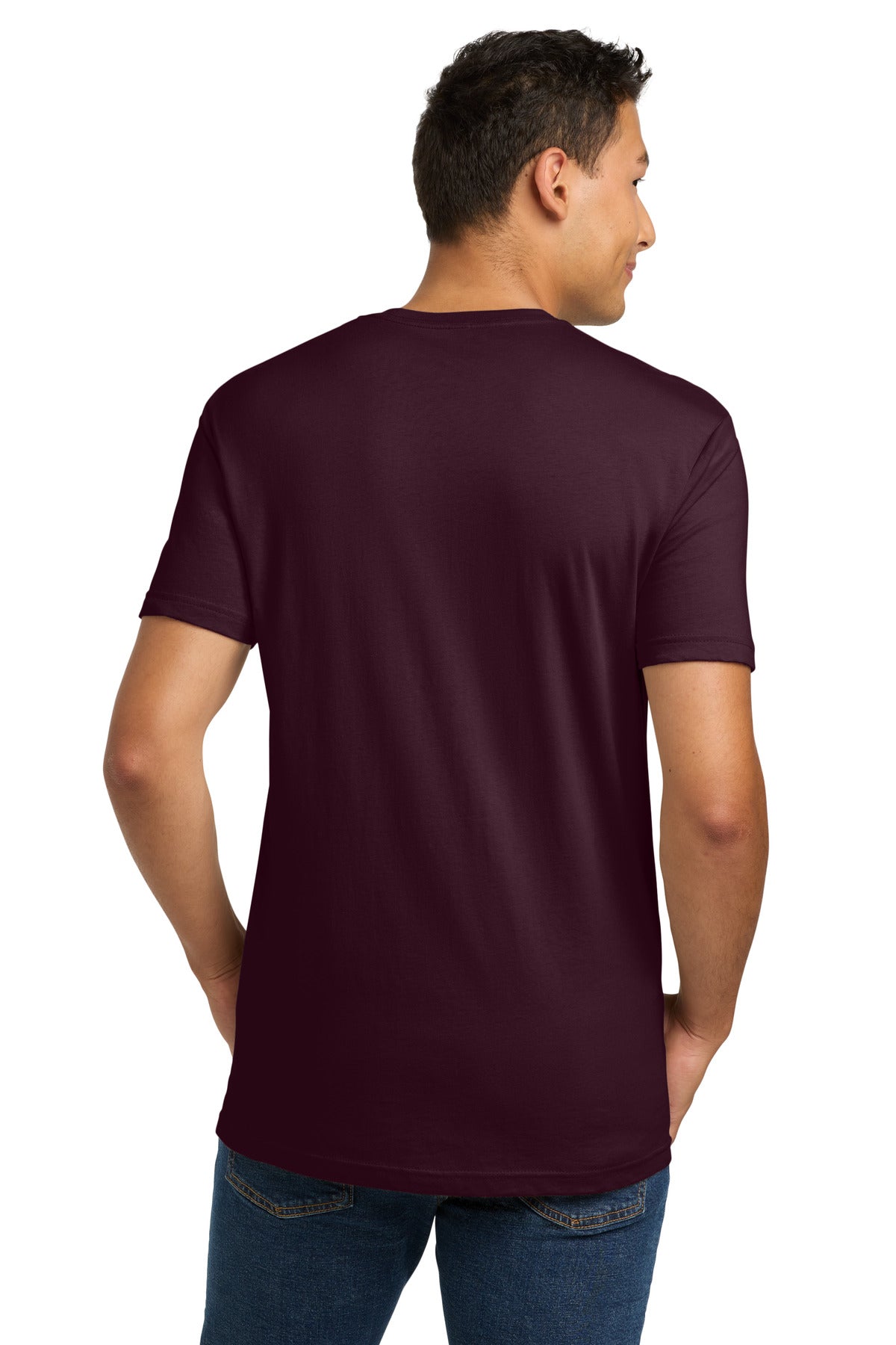 Oxblood Next Level Apparel Adult Cotton Tee. NL3600