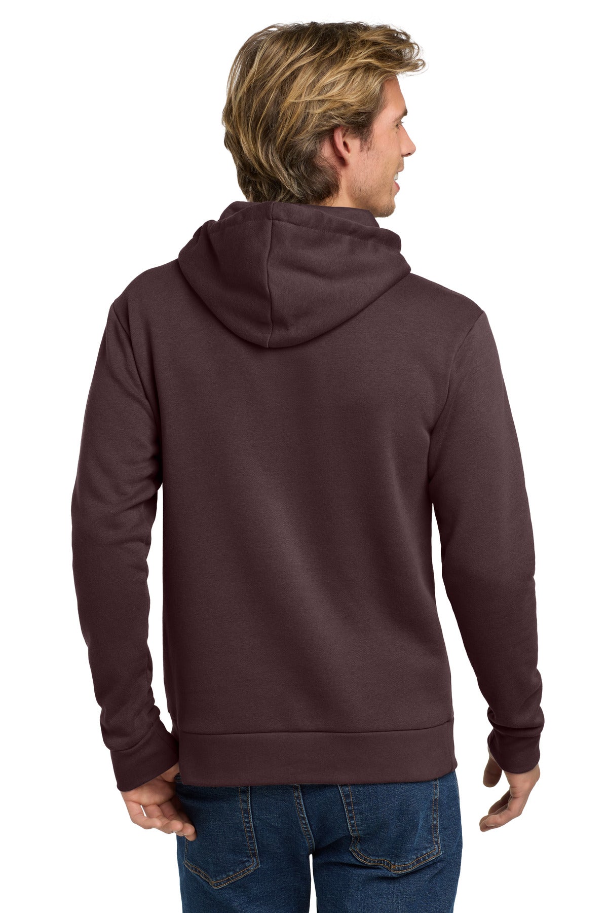 Oxblood Next Level Apparel Adult Santa Barbara Pullover Hoodie. NL9303