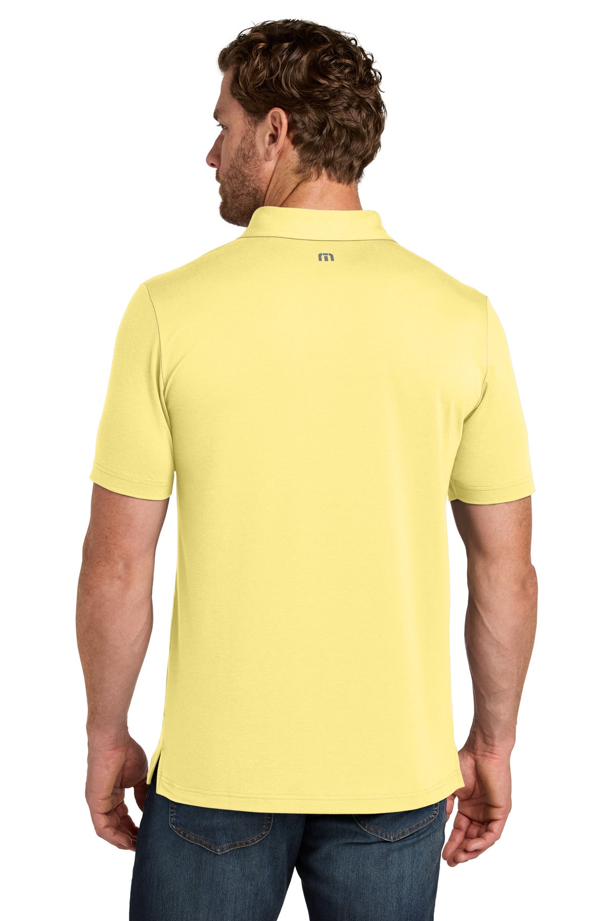 PaleYellow TravisMathew Glenview Solid Polo TMA41461