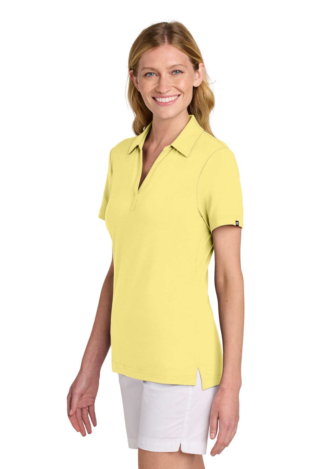PaleYellow TravisMathew Women's Glenview Solid Polo TM1LF071